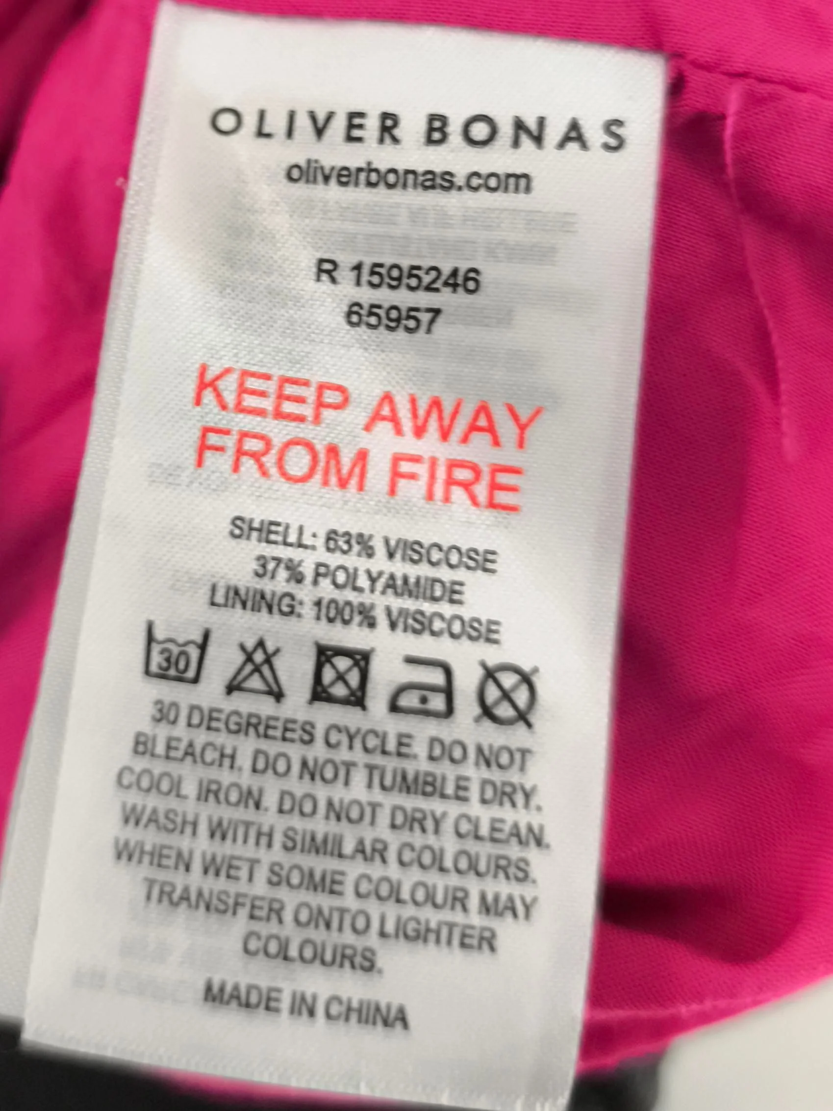 Oliver Bonas Mini Dress UK8 in Pink - Image 6