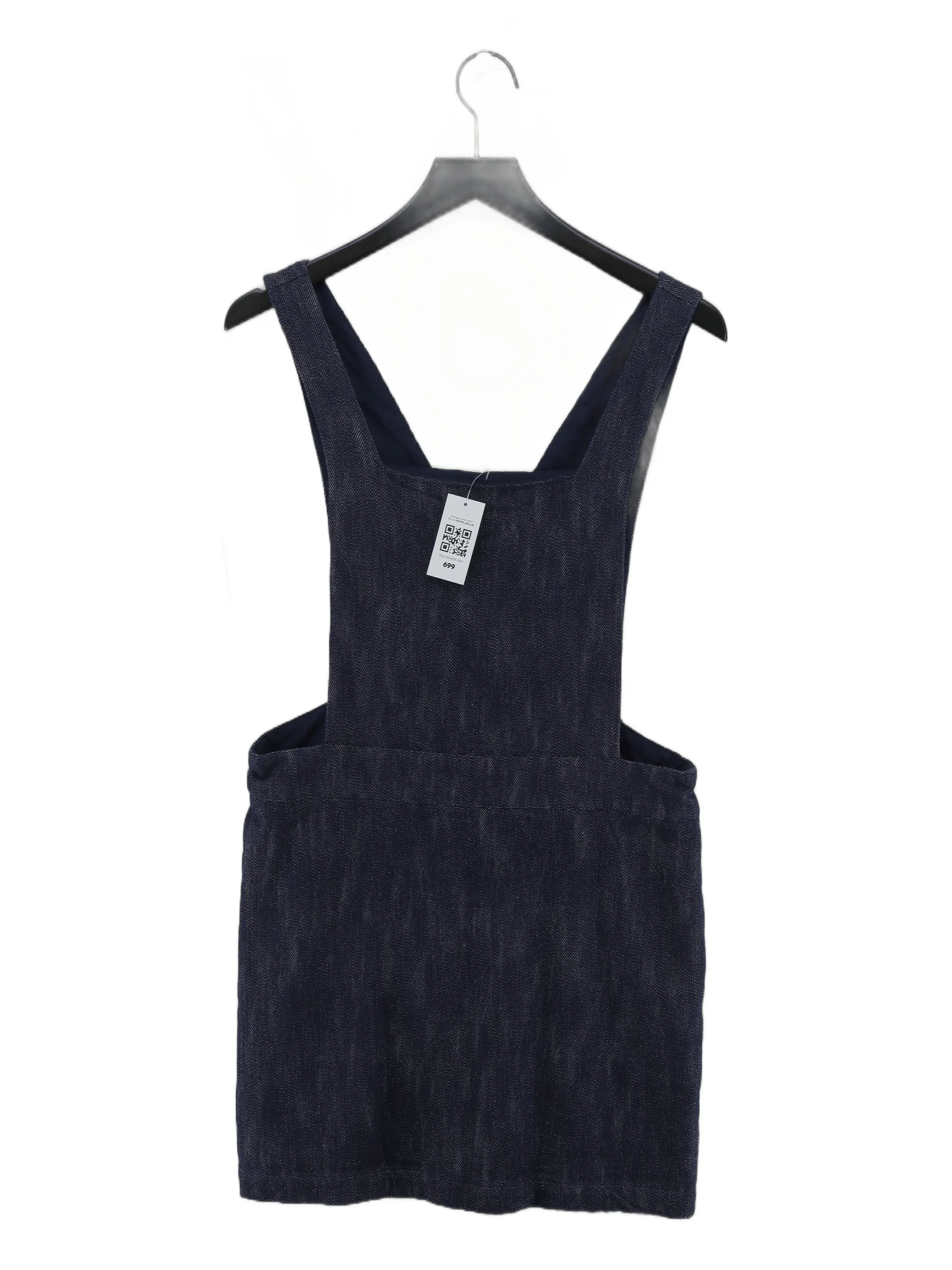 Oliver Bonas Pinafore/Dungaree Mini Dress UK12 in Blue