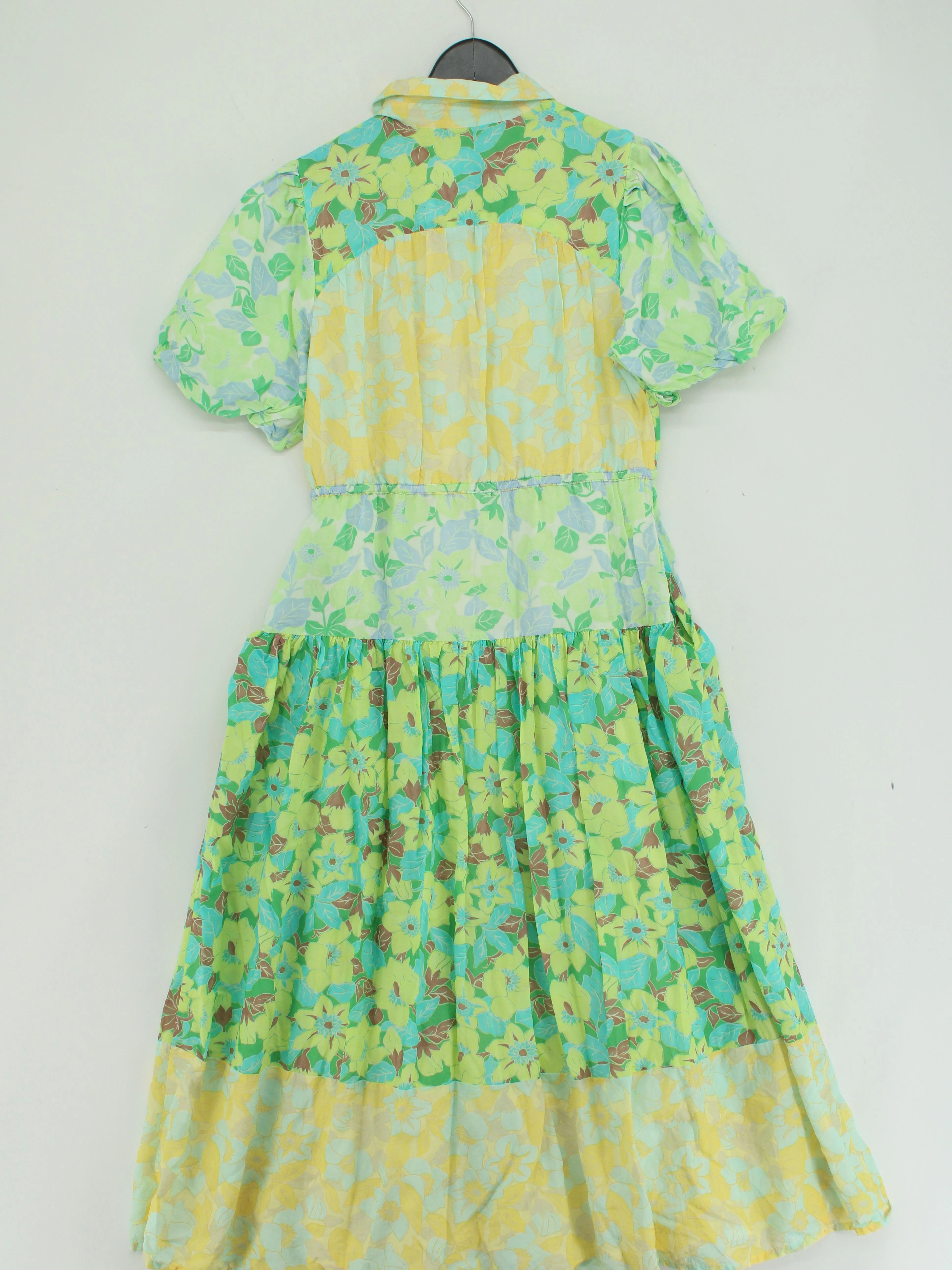 Oliver Bonas Shirt Midi Dress UK10 in Multi - Image 2