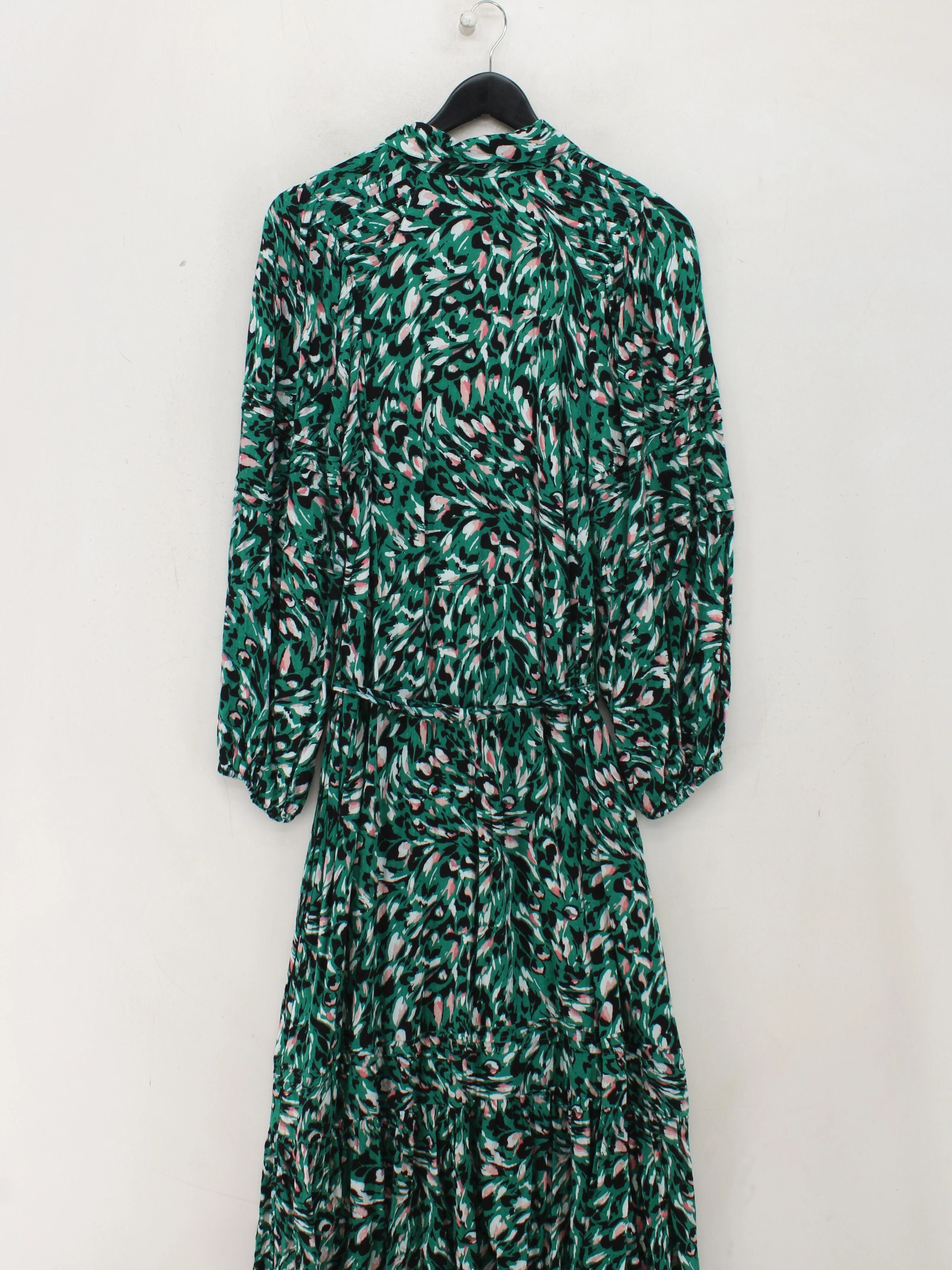 Oliver Bonas Shirt Midi Dress UK12 in Green - Image 2