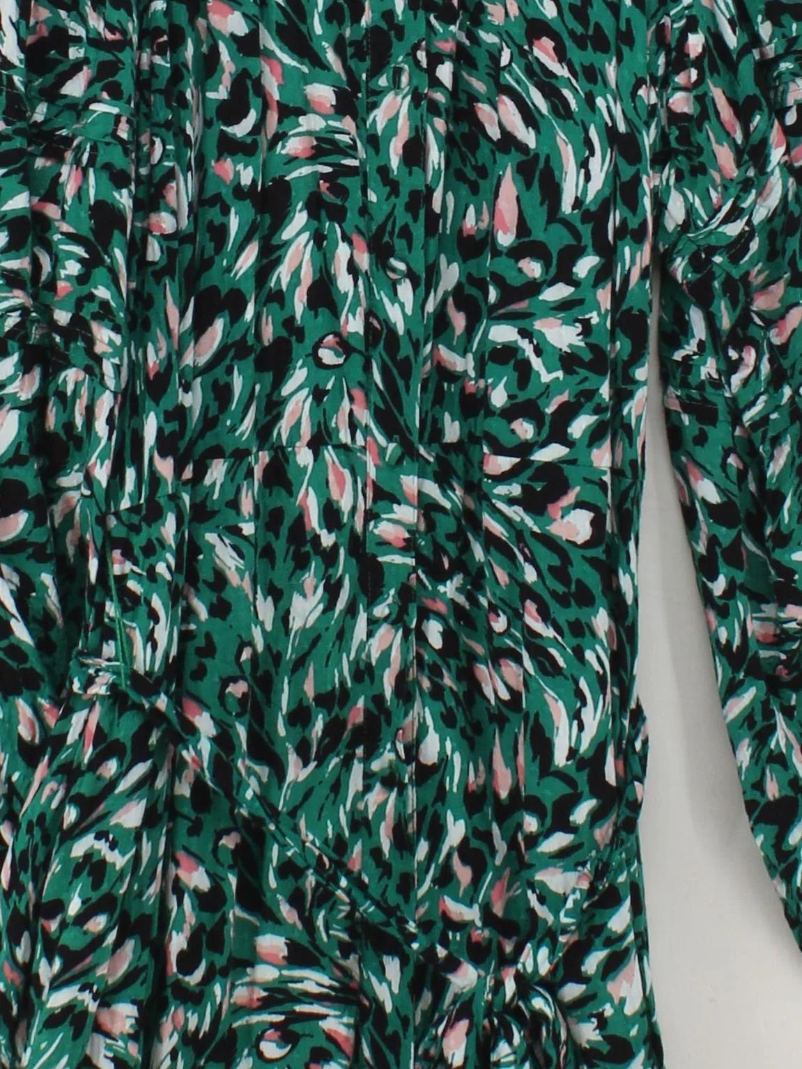 Oliver Bonas Shirt Midi Dress UK12 in Green - Image 3