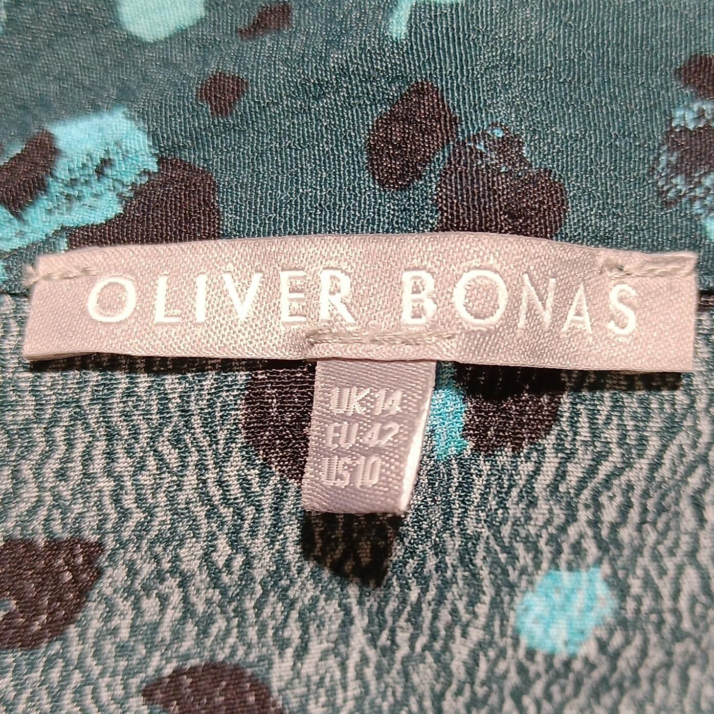 Oliver Bonas Shirt Midi Dress UK14 in Multi - Image 5