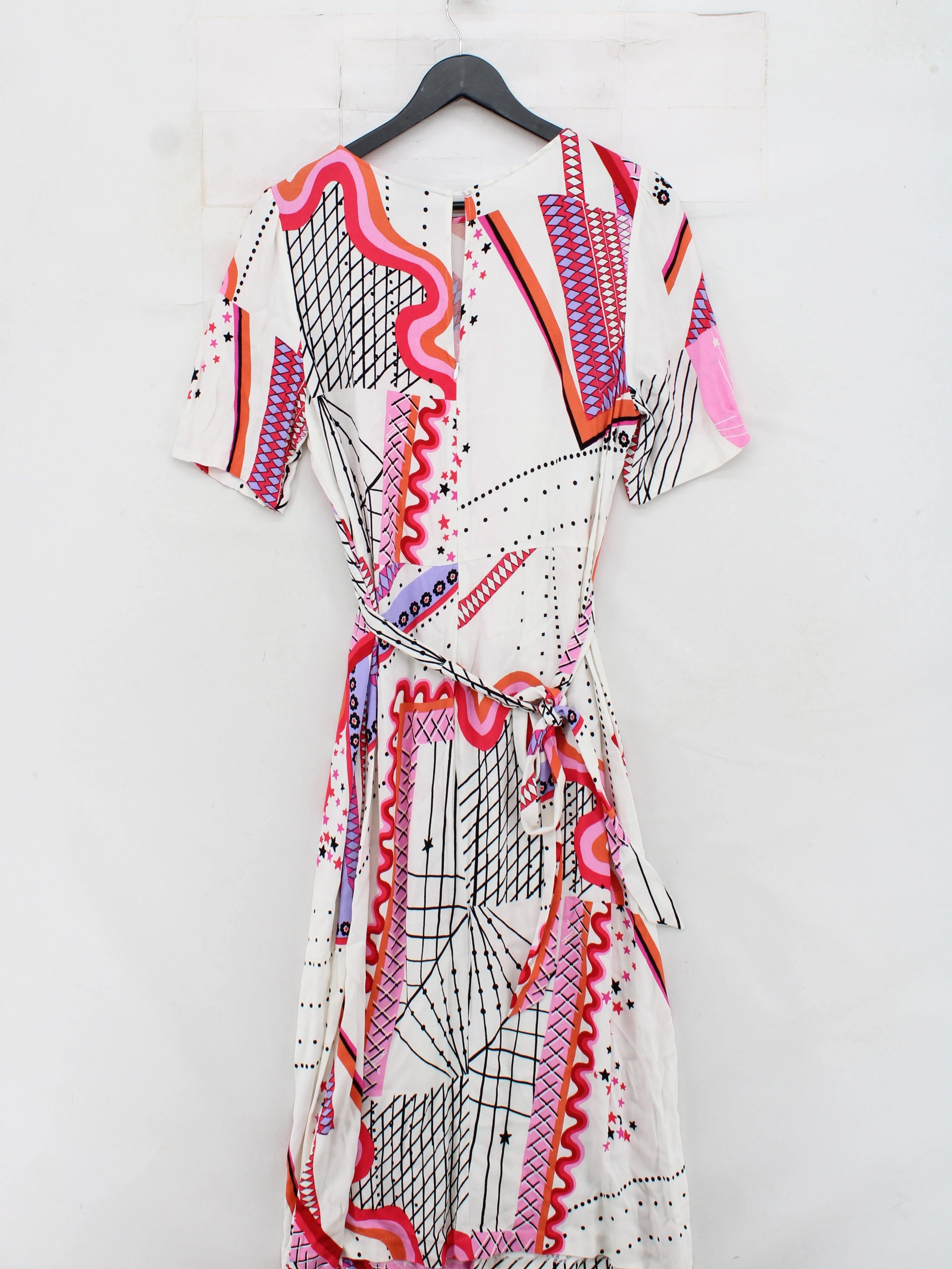 Oliver Bonas Shirt Midi Dress UK14 in Multi - Image 2