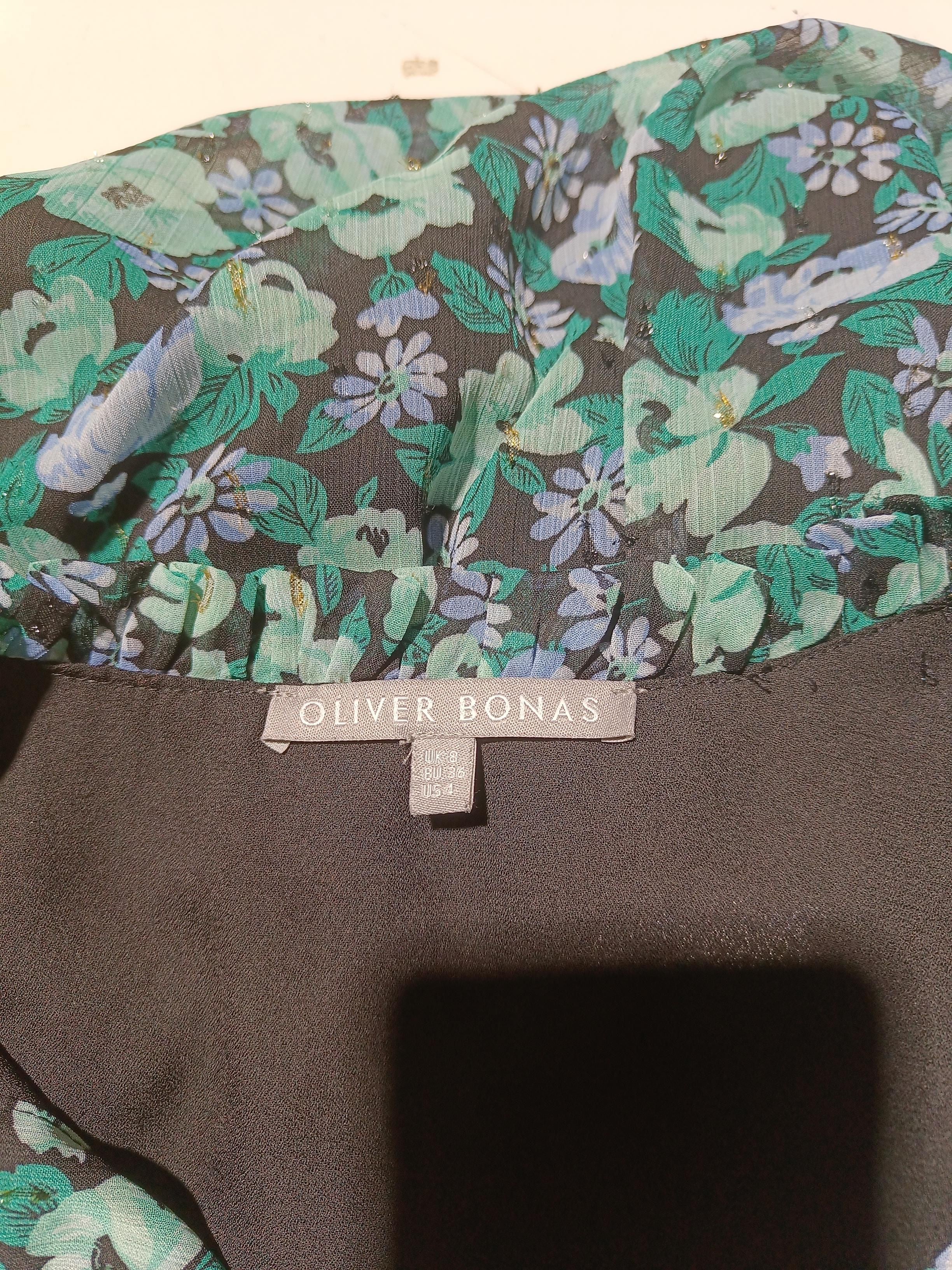 Oliver Bonas Shirt Midi Dress UK8 in Multi - Image 5