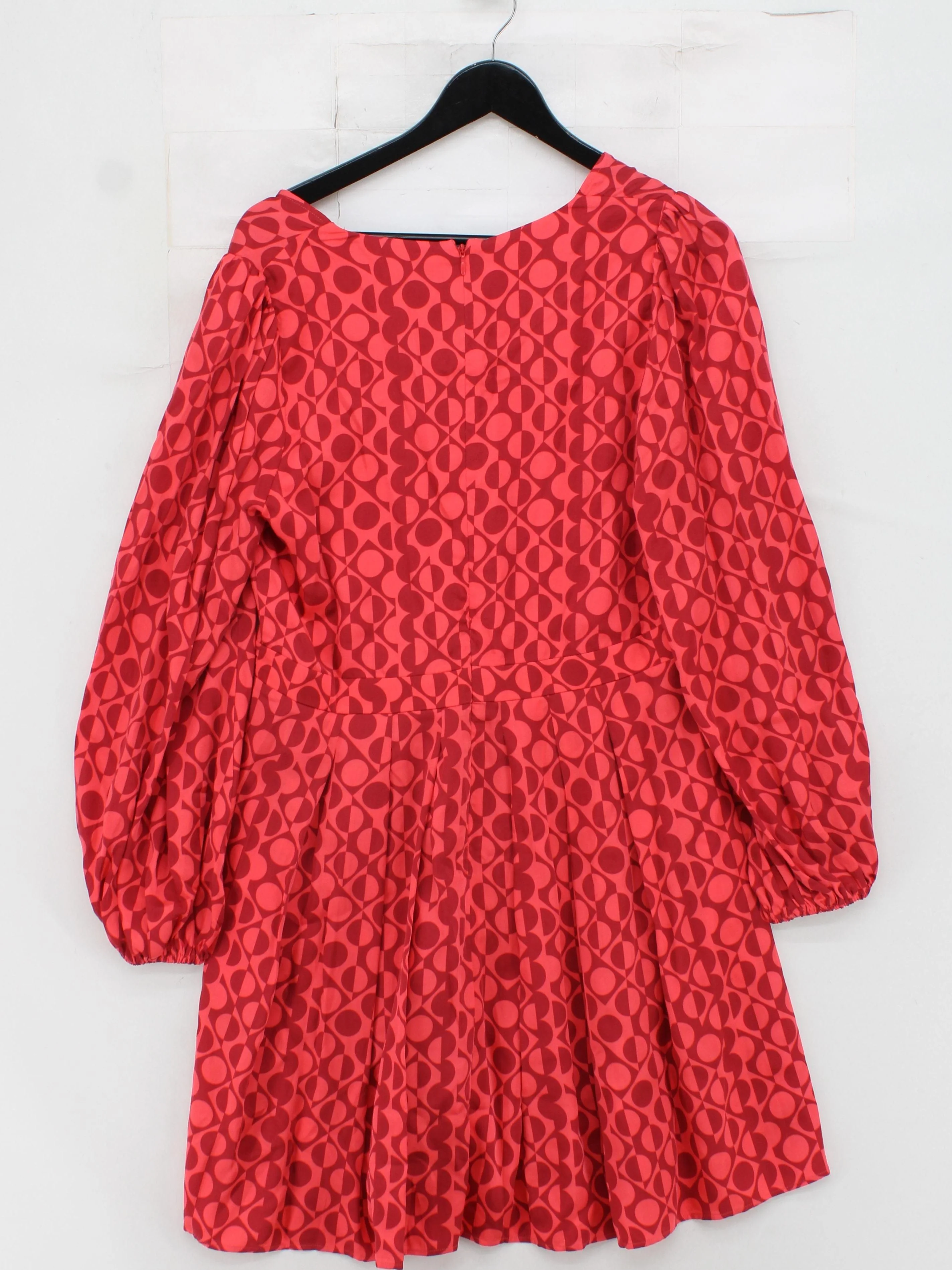 Oliver Bonas Shirt Mini Dress UK12 in Red - Image 2