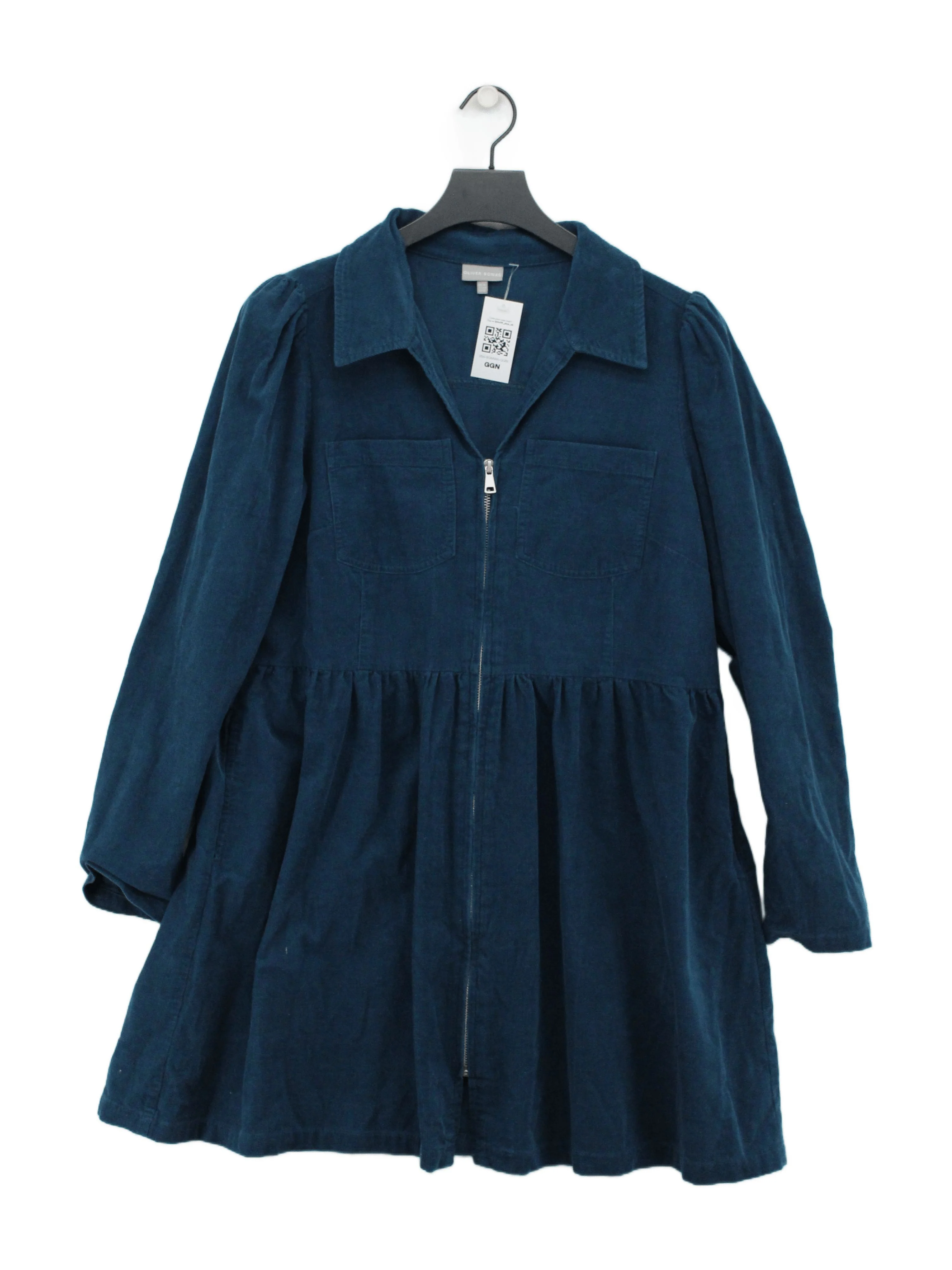Oliver Bonas Shirt Mini Dress UK14 in Blue