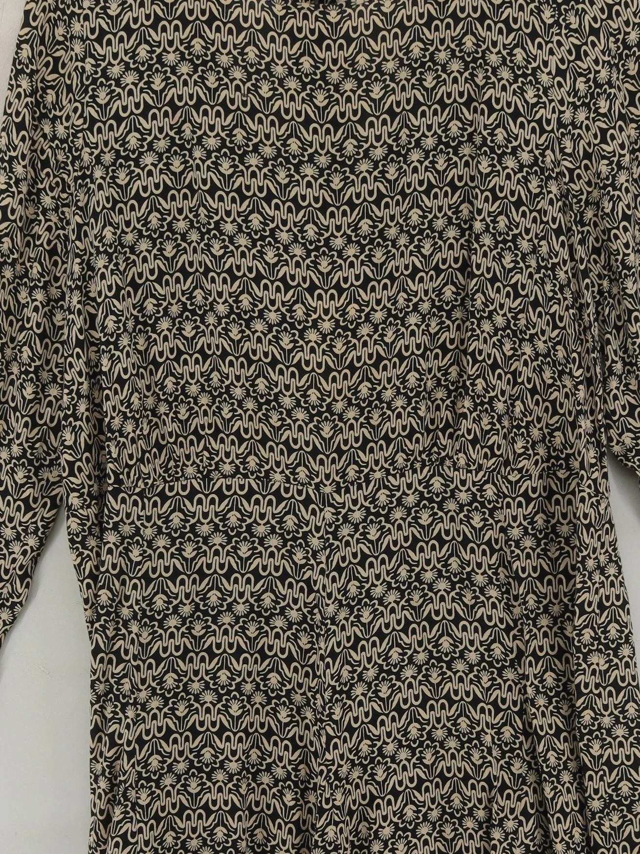 Oliver Bonas Shirt Mini Dress UK16 in Black - Image 3