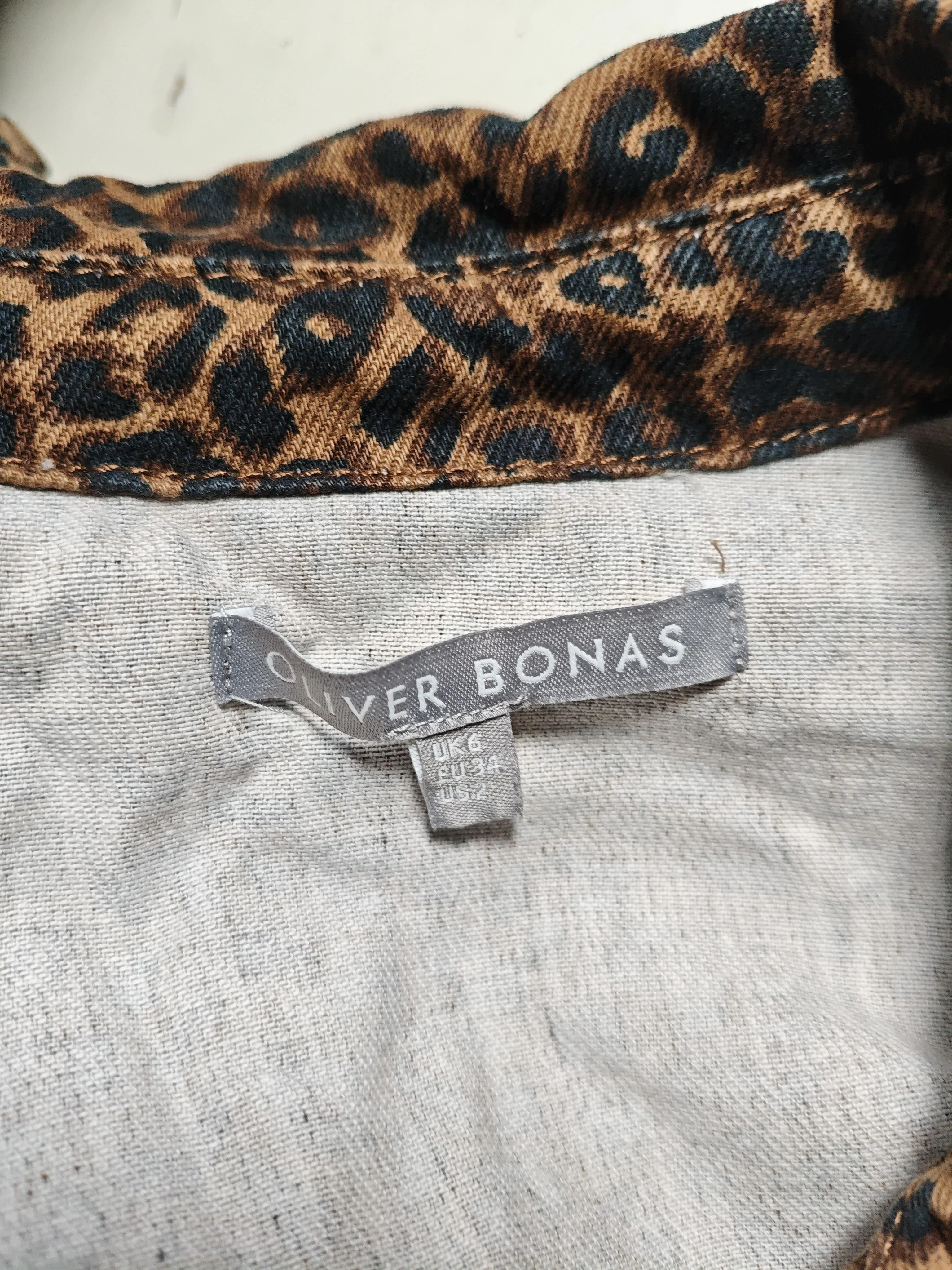 Oliver Bonas Shirt Mini Dress UK6 in Brown - Image 5