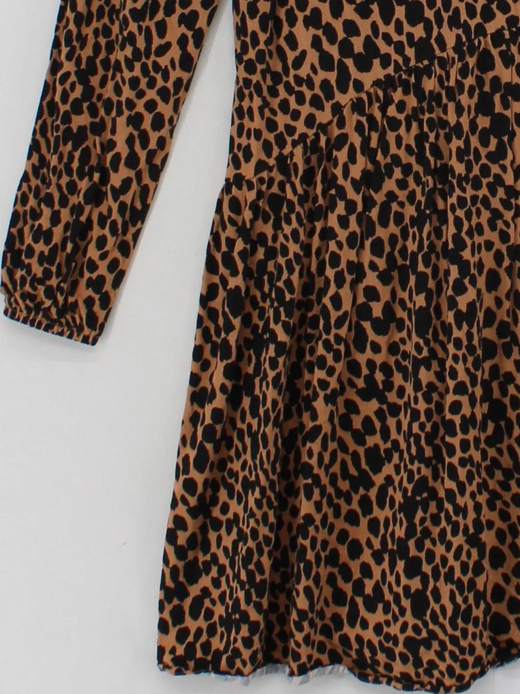 Oliver Bonas Shirt Mini Dress UK8 in Brown - Image 4