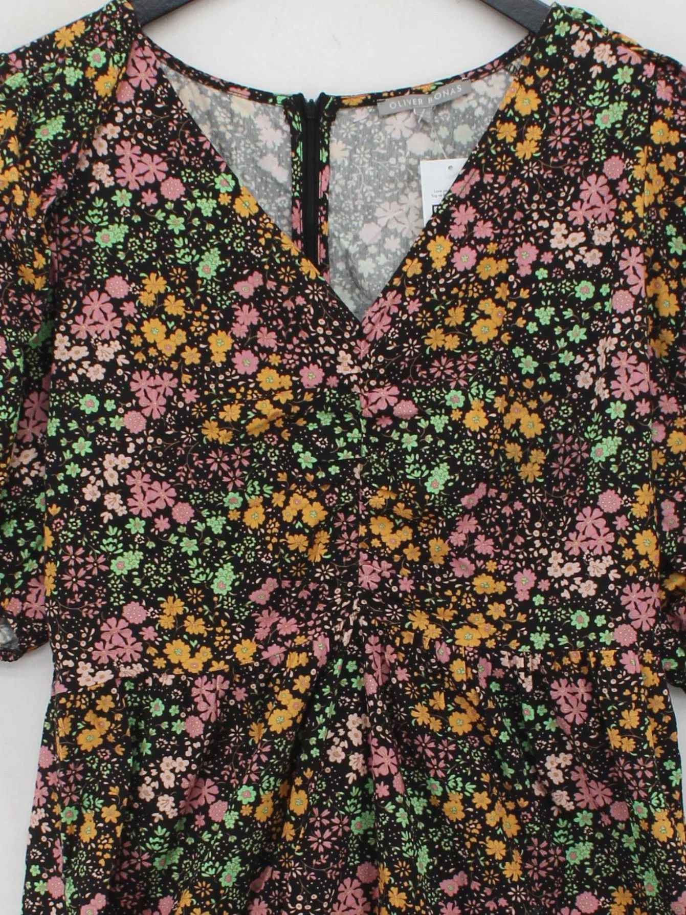 Oliver Bonas Skater Mini Dress UK10 in Multi - Image 3
