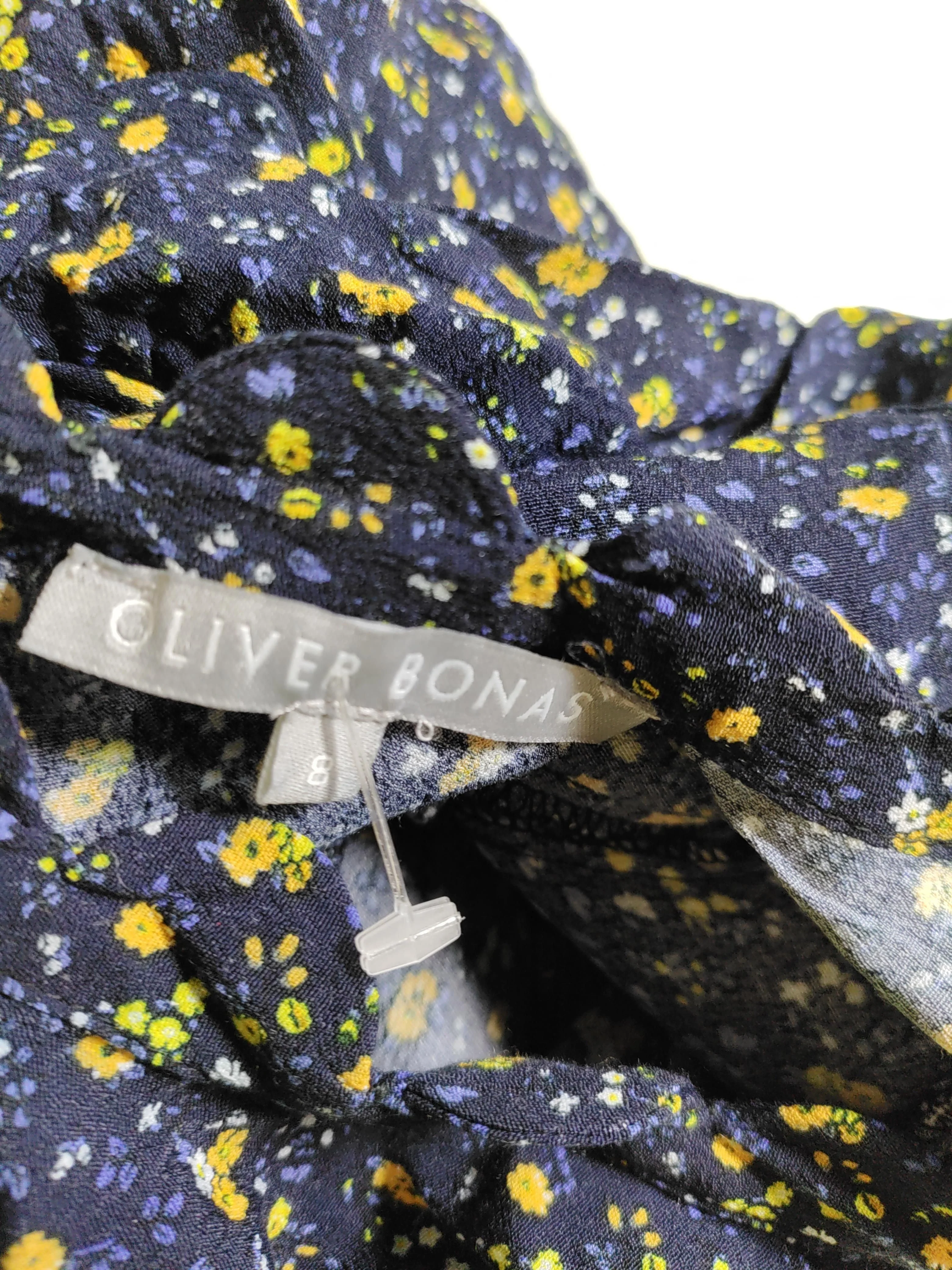 Oliver Bonas Skater Mini Dress UK8 in Multi - Image 5