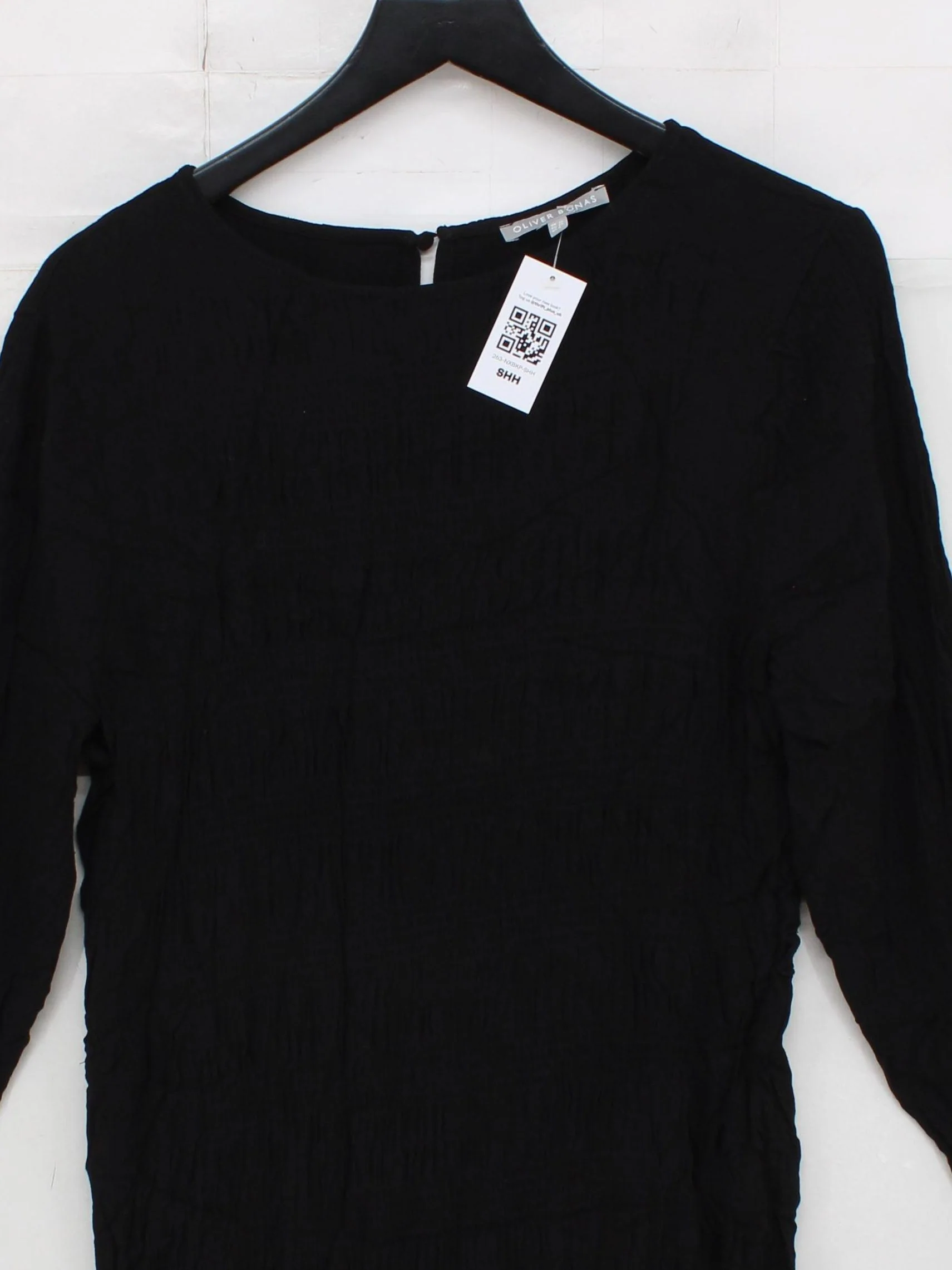 Oliver Bonas T-Shirt Midi Dress UK10 in Black - Image 3