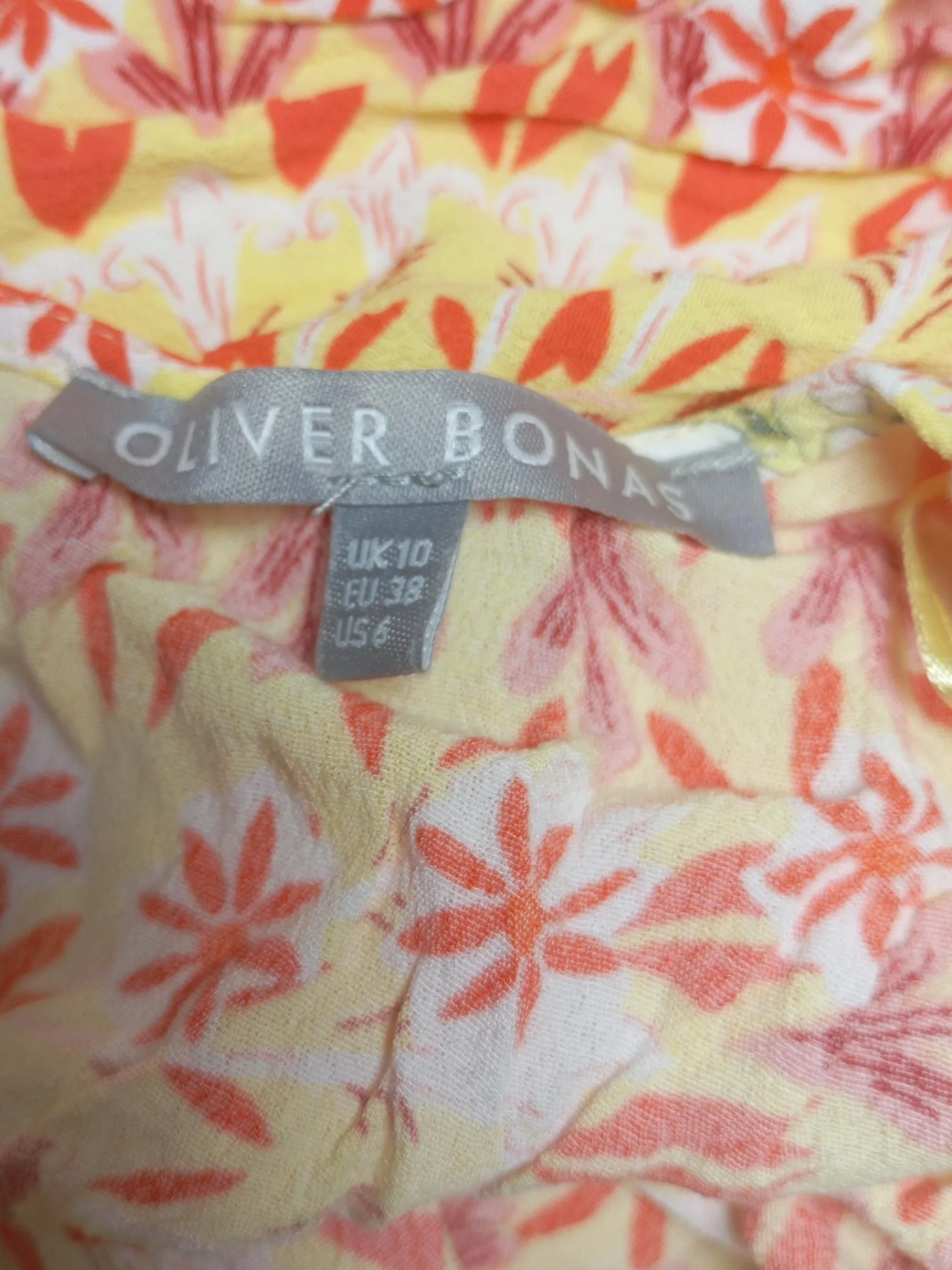 Oliver Bonas T-Shirt Midi Dress UK10 in Multi - Image 5