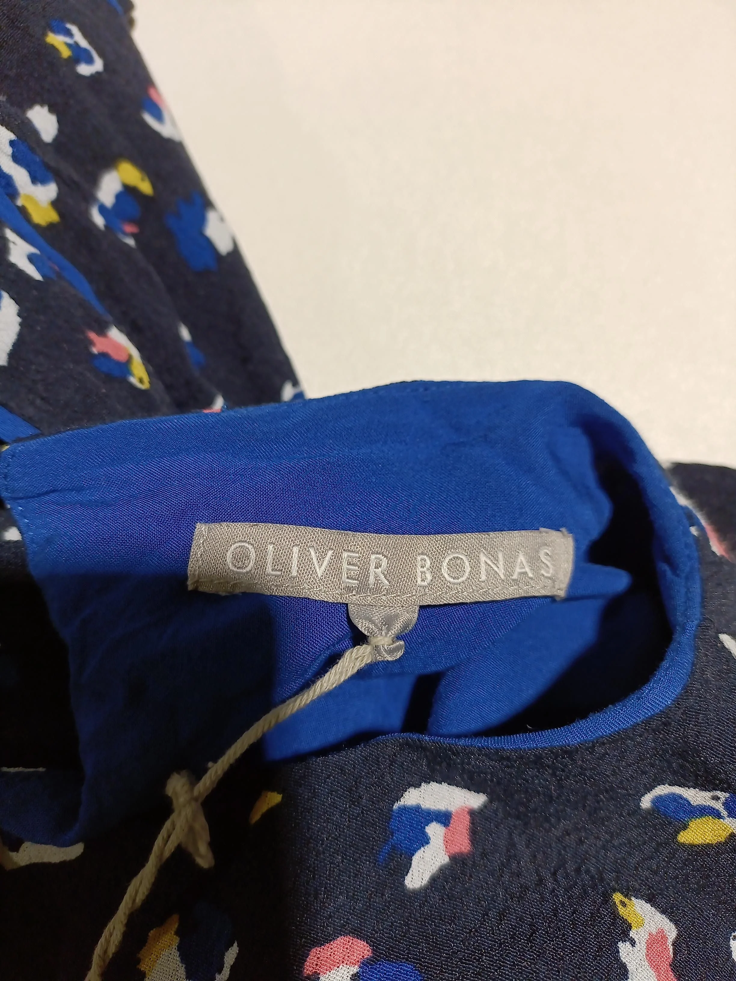 Oliver Bonas T-Shirt Mini Dress UK10 in Blue - Image 5