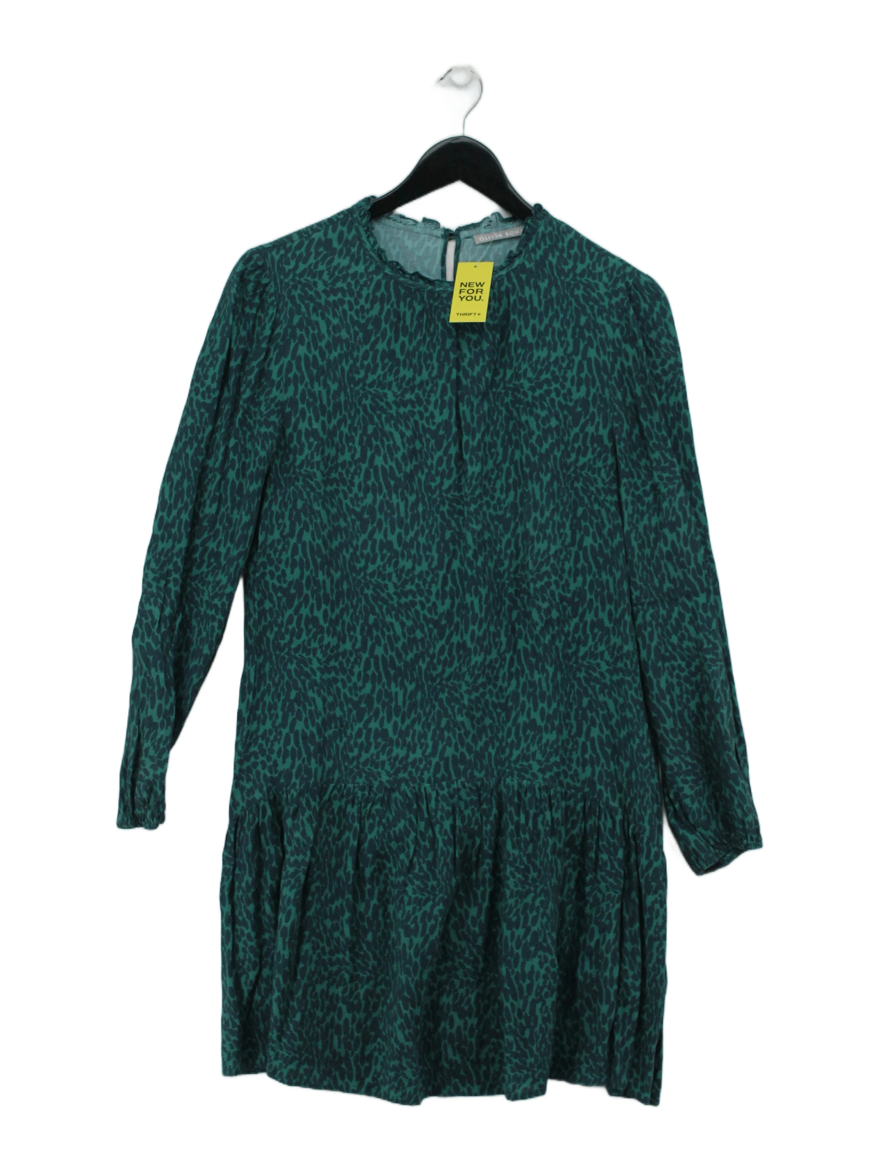 Oliver Bonas T-Shirt Mini Dress UK10 in Green