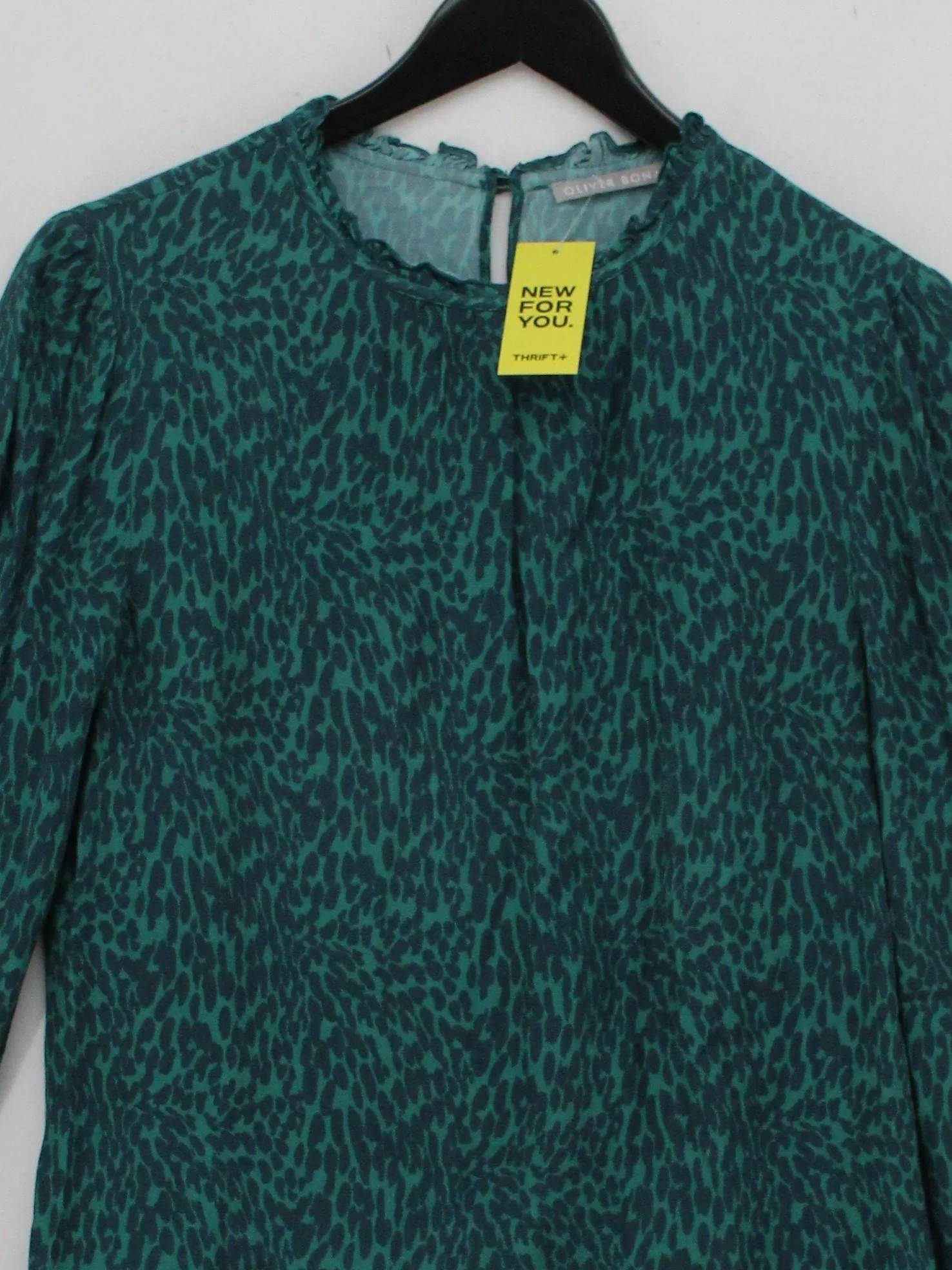 Oliver Bonas T-Shirt Mini Dress UK10 in Green - Image 3