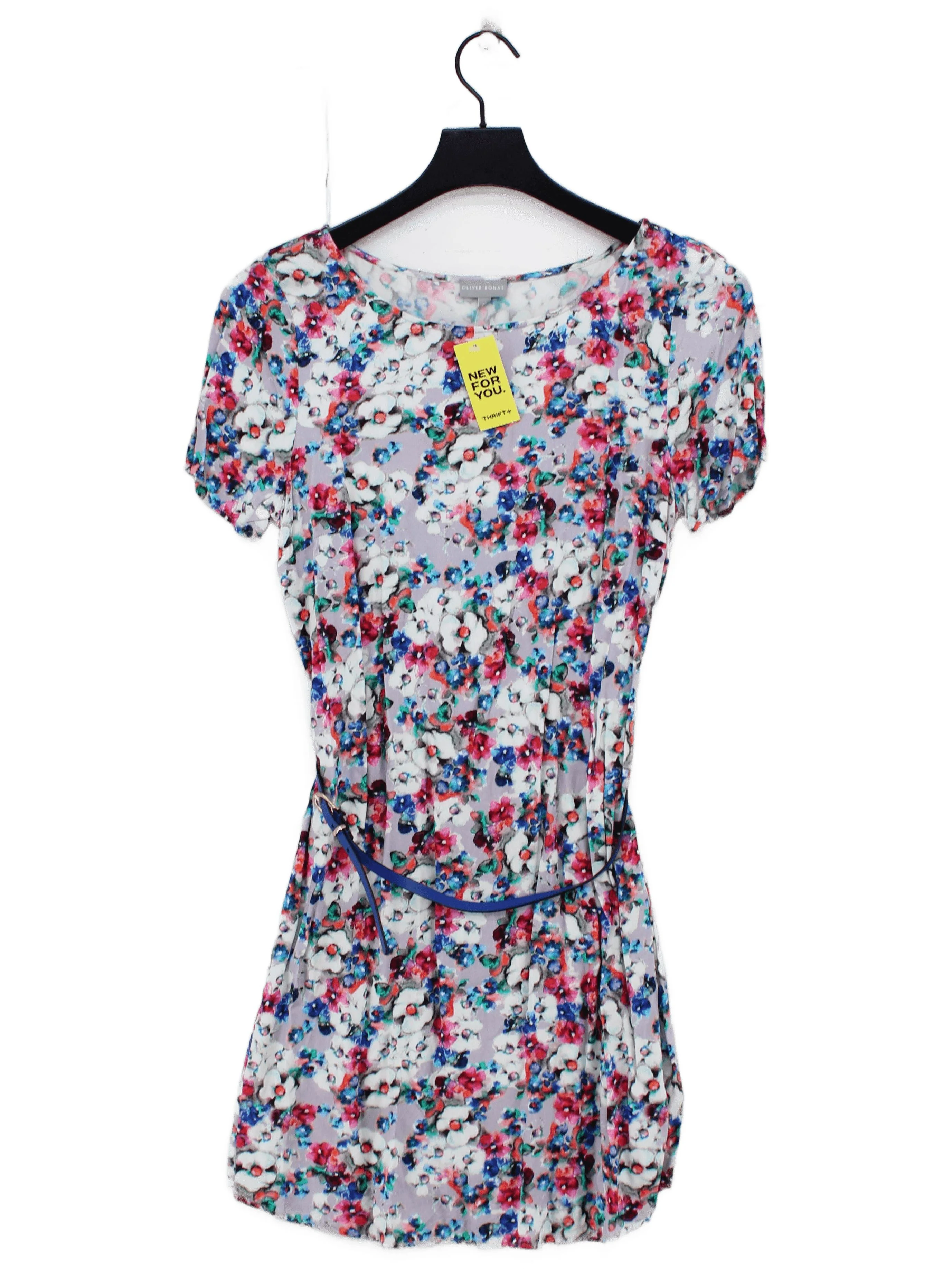 Oliver Bonas T-Shirt Mini Dress UK10 in Multi