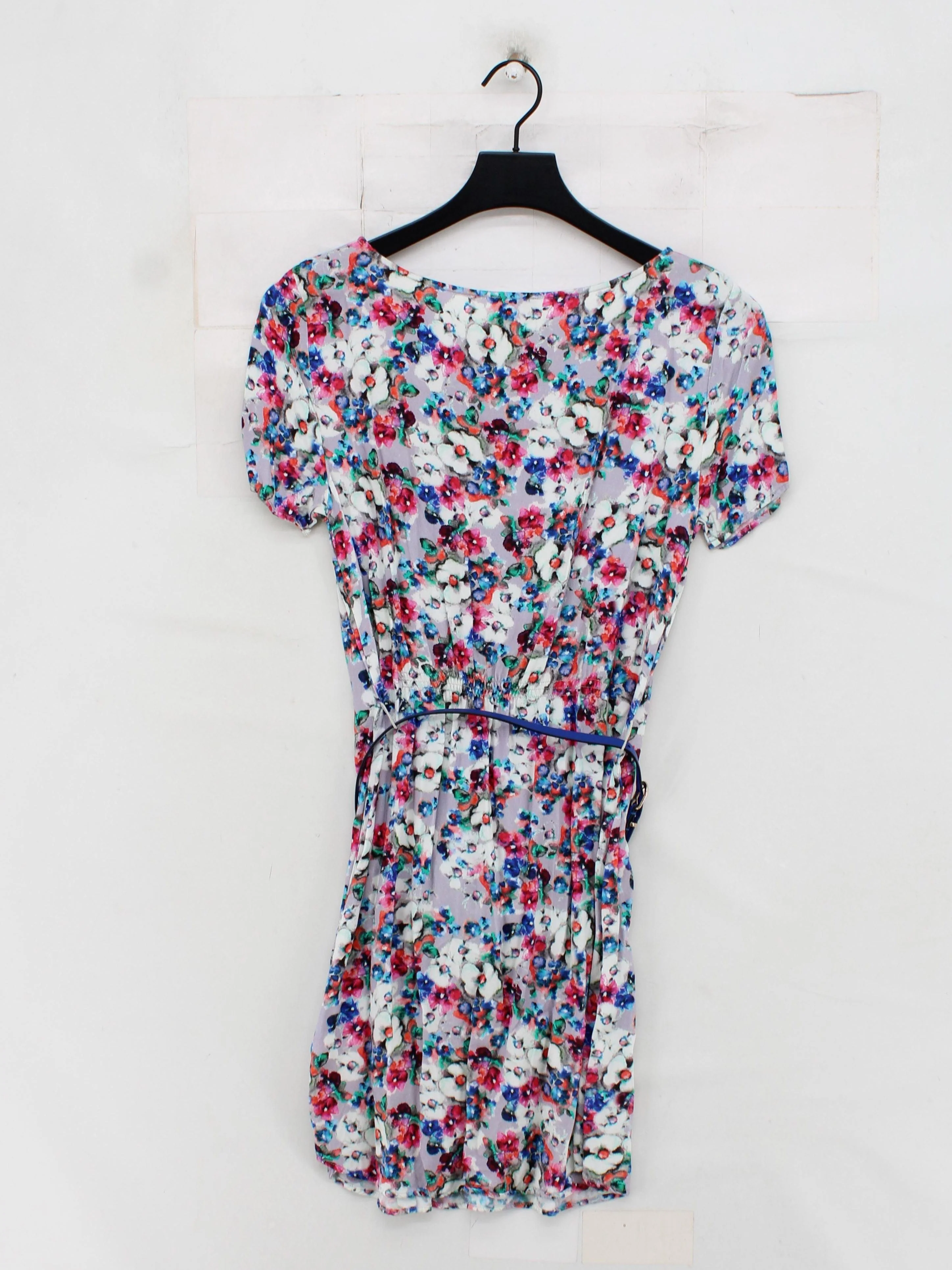 Oliver Bonas T-Shirt Mini Dress UK10 in Multi - Image 2