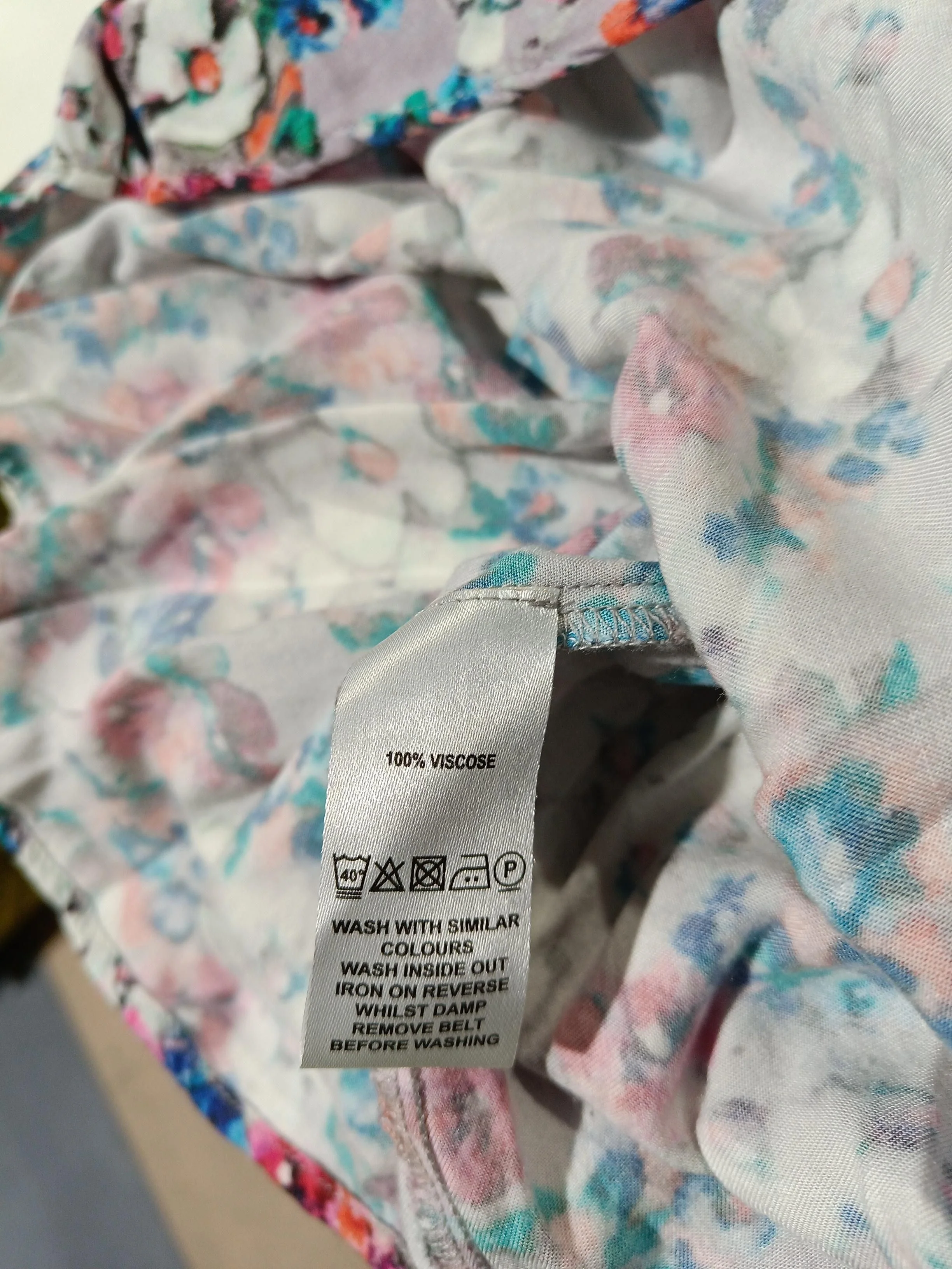 Oliver Bonas T-Shirt Mini Dress UK10 in Multi - Image 6