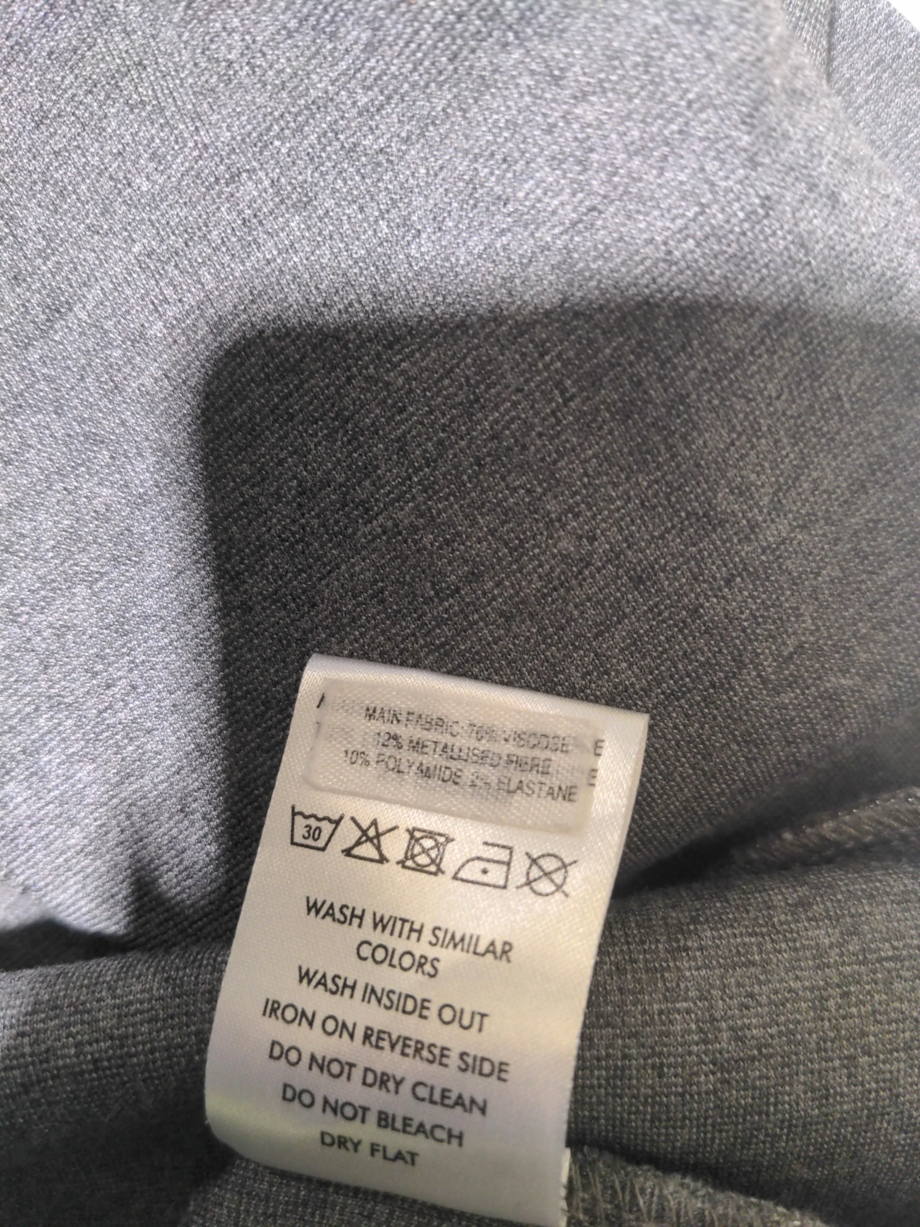 Oliver Bonas T-Shirt Mini Dress UK12 in Grey - Image 6