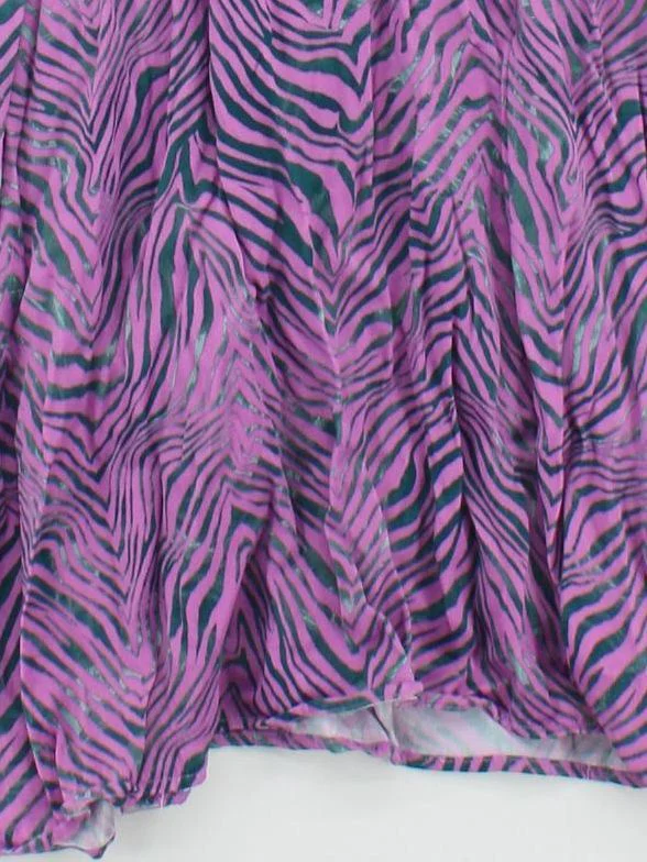 Oliver Bonas T-Shirt Mini Dress UK12 in Purple - Image 4