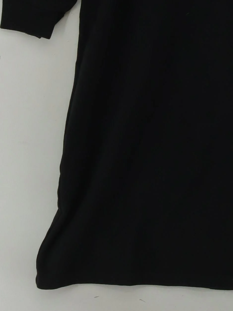 Oliver Bonas T-Shirt Mini Dress UK14 in Black - Image 4