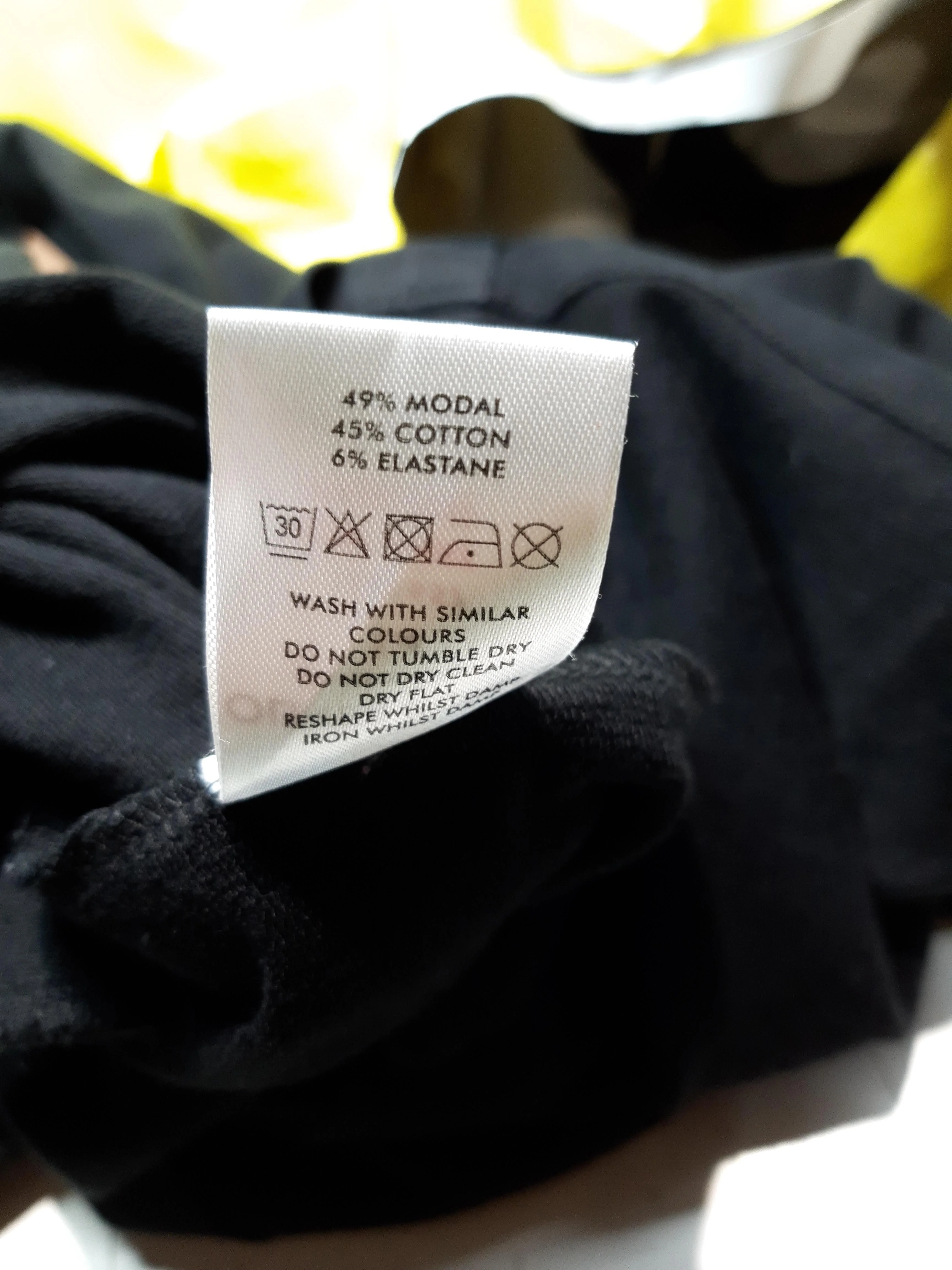 Oliver Bonas T-Shirt Mini Dress UK14 in Black - Image 6