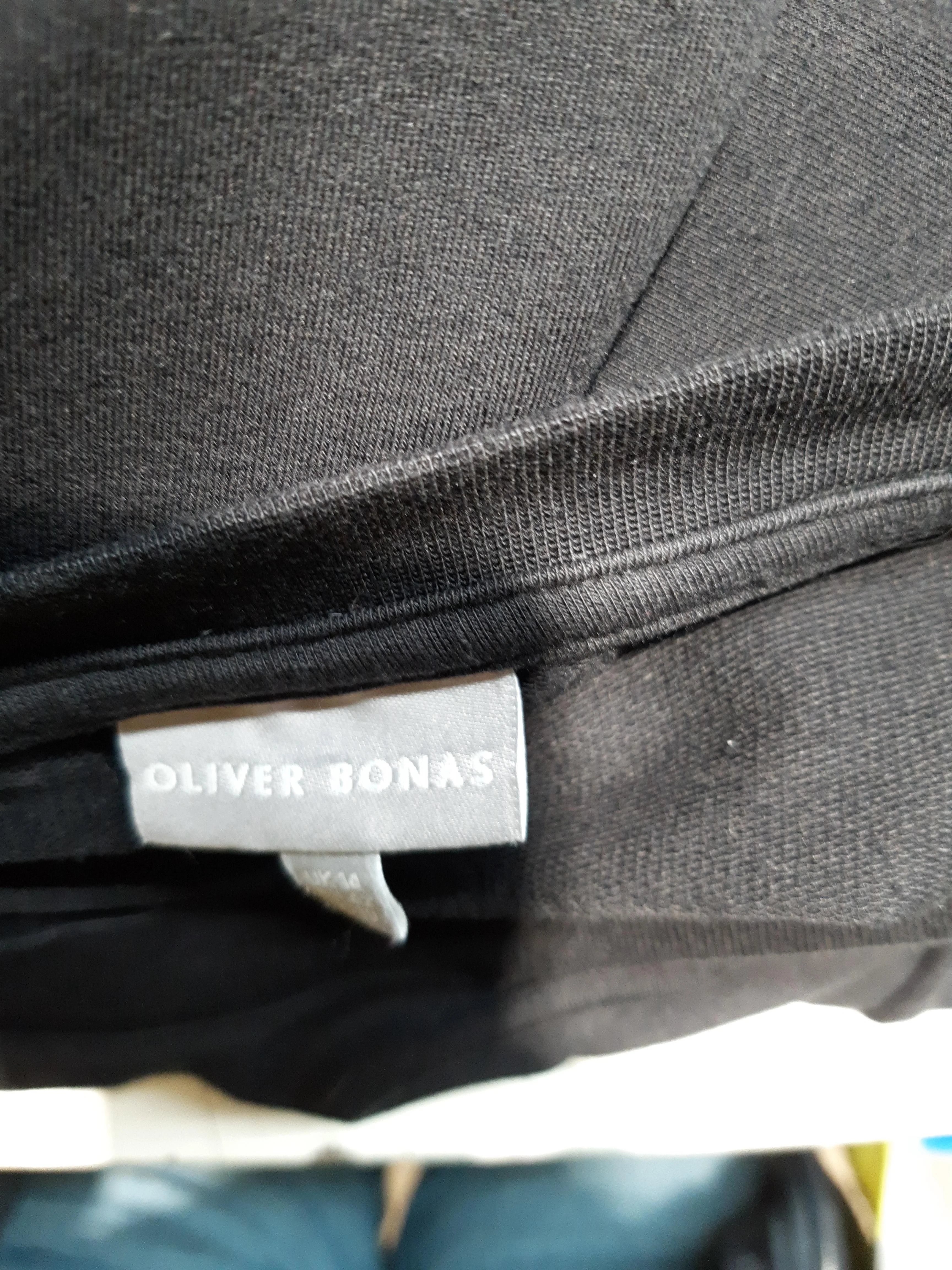 Oliver Bonas T-Shirt Mini Dress UK14 in Black - Image 5