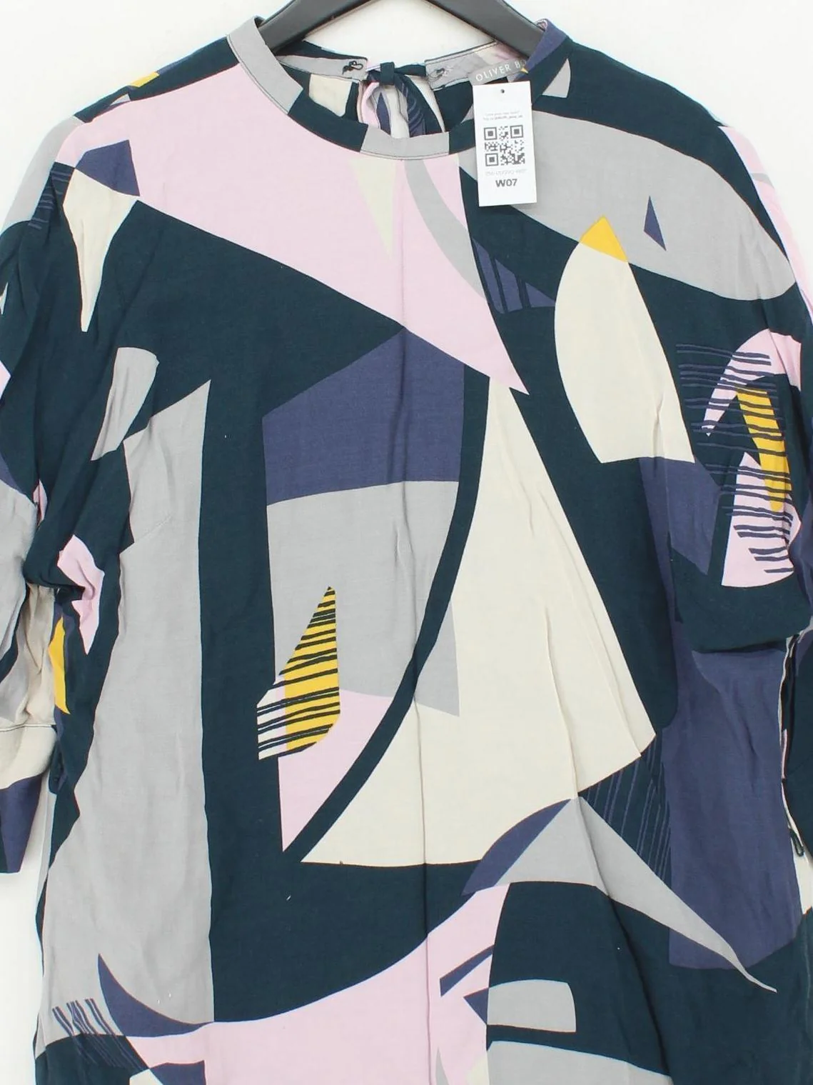 Oliver Bonas T-Shirt Mini Dress UK14 in Multi - Image 3