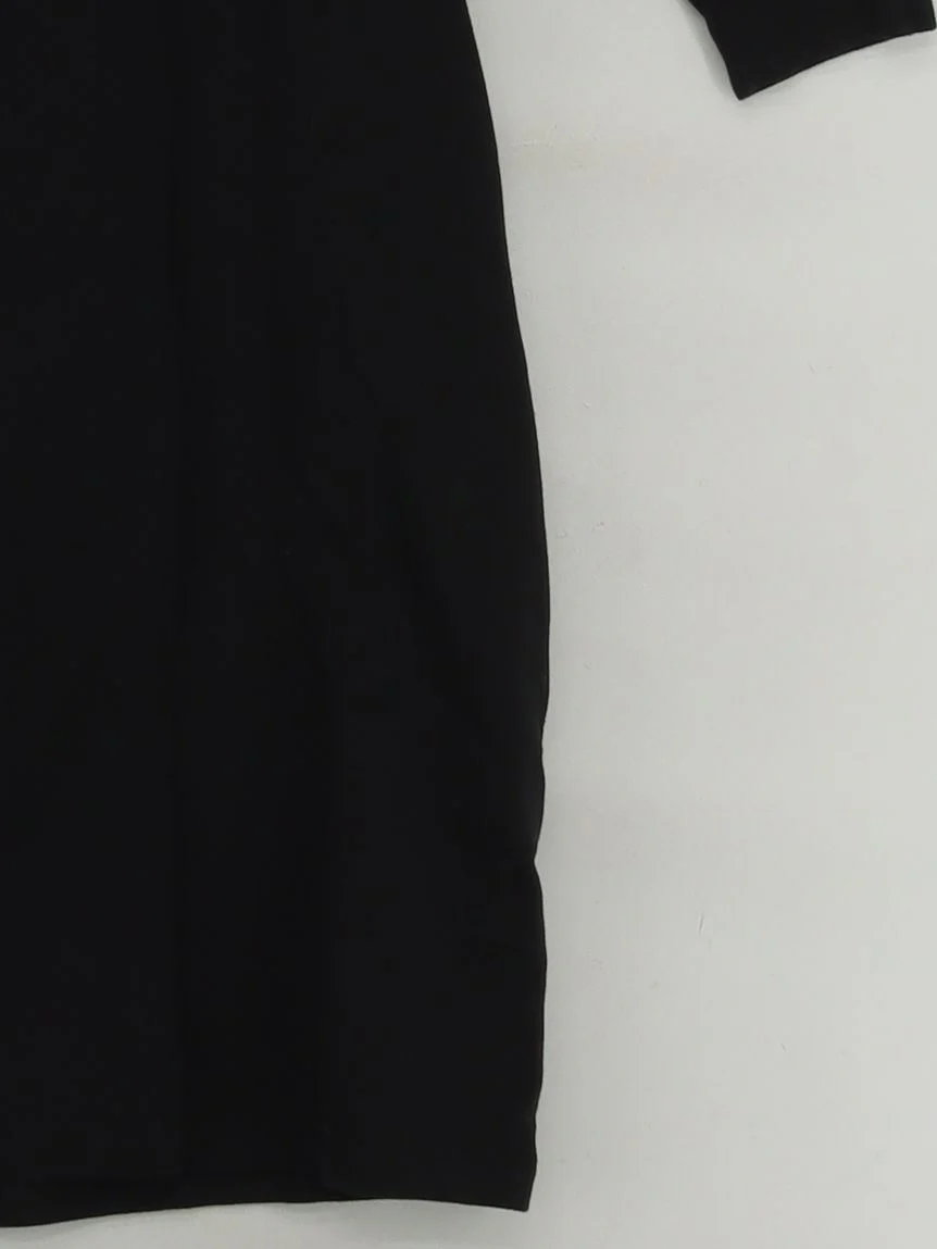 Oliver Bonas T-Shirt Mini Dress UK8 in Black - Image 4