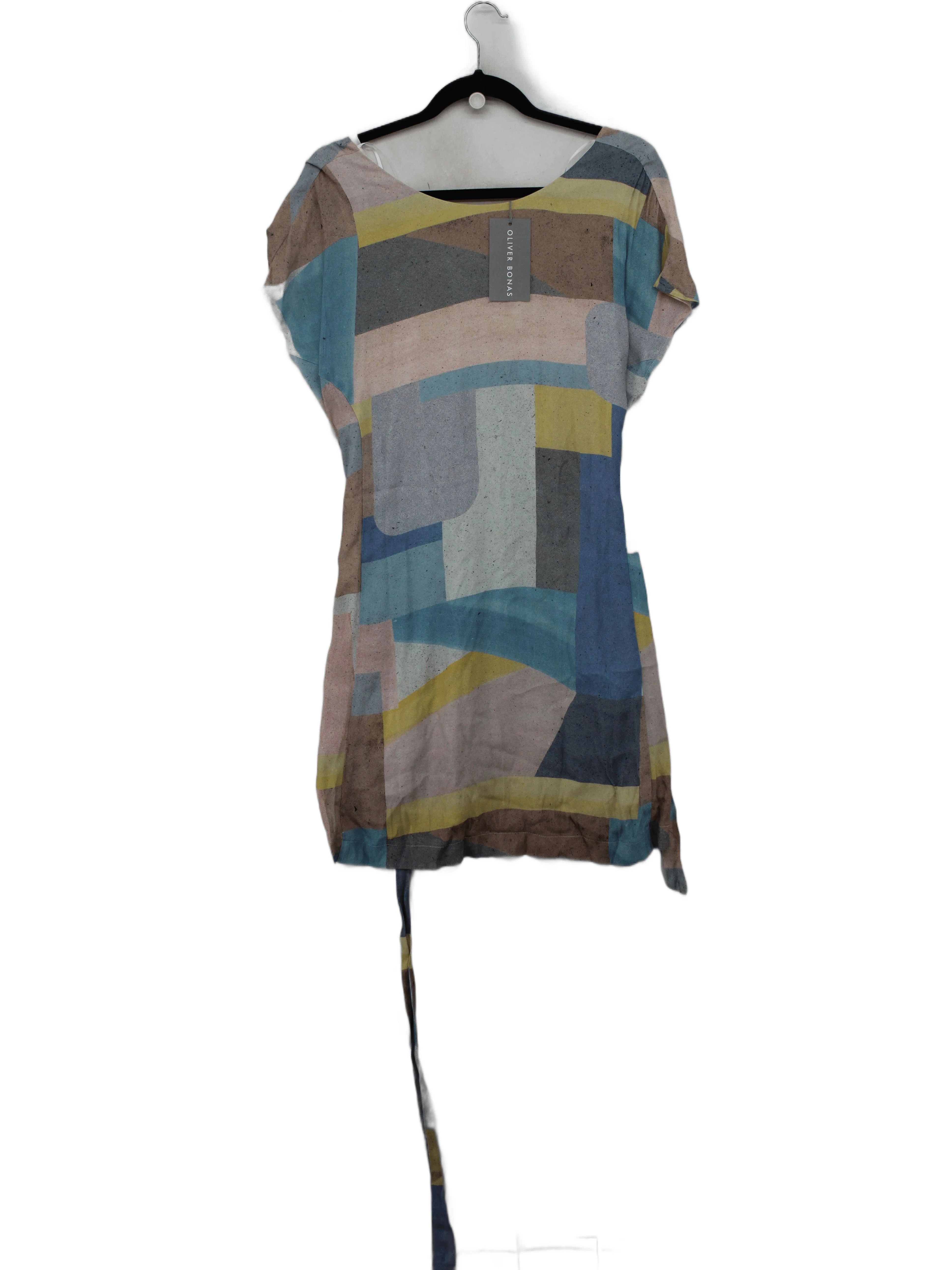 Oliver Bonas T-Shirt Mini Dress UK8 in Multi