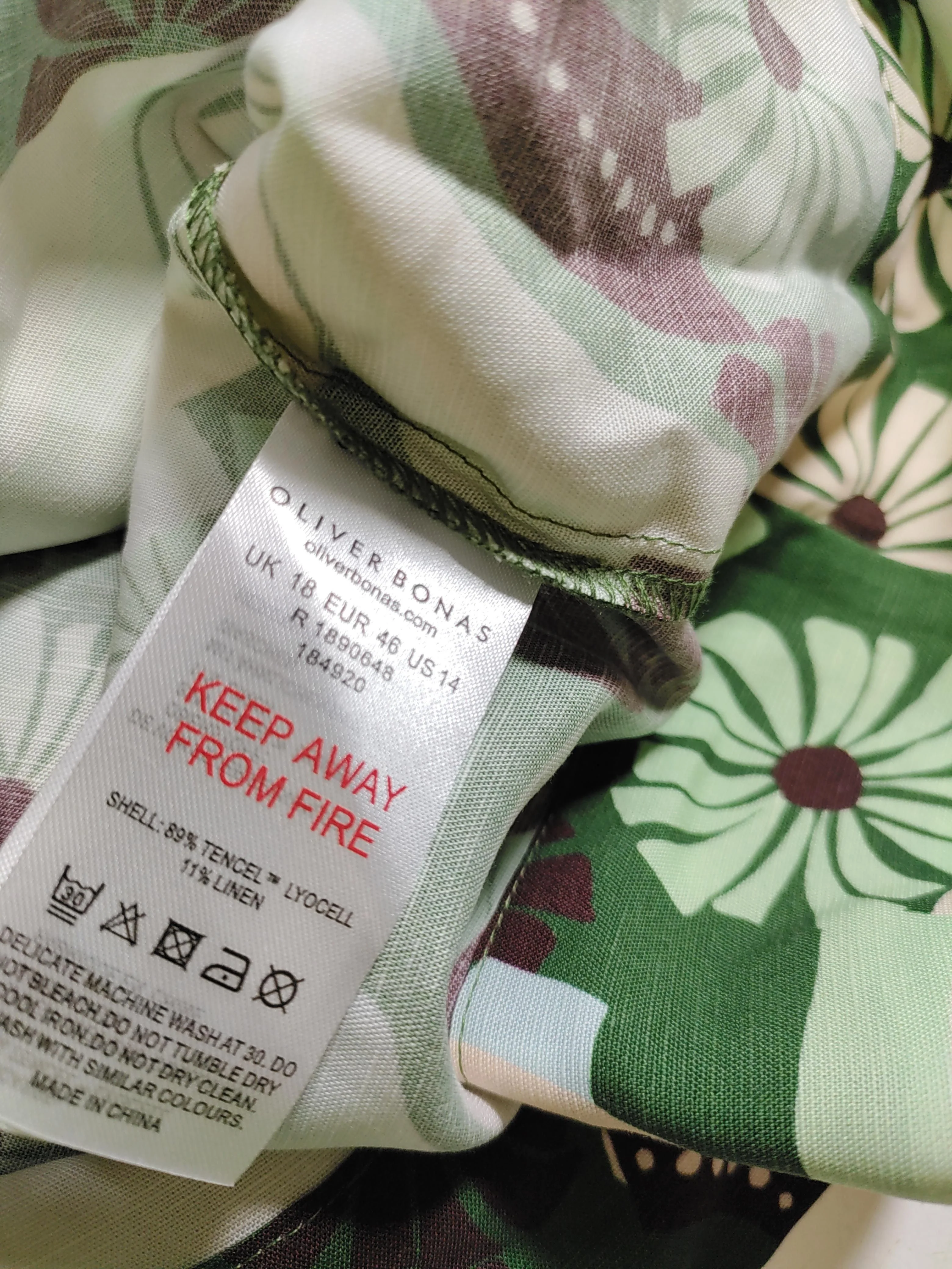 Oliver Bonas Tank Mini Dress UK18 in Green - Image 6