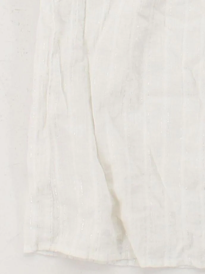 Oliver Bonas Women's Blouse UK 10 White Cotton with Other Basic - Image 4