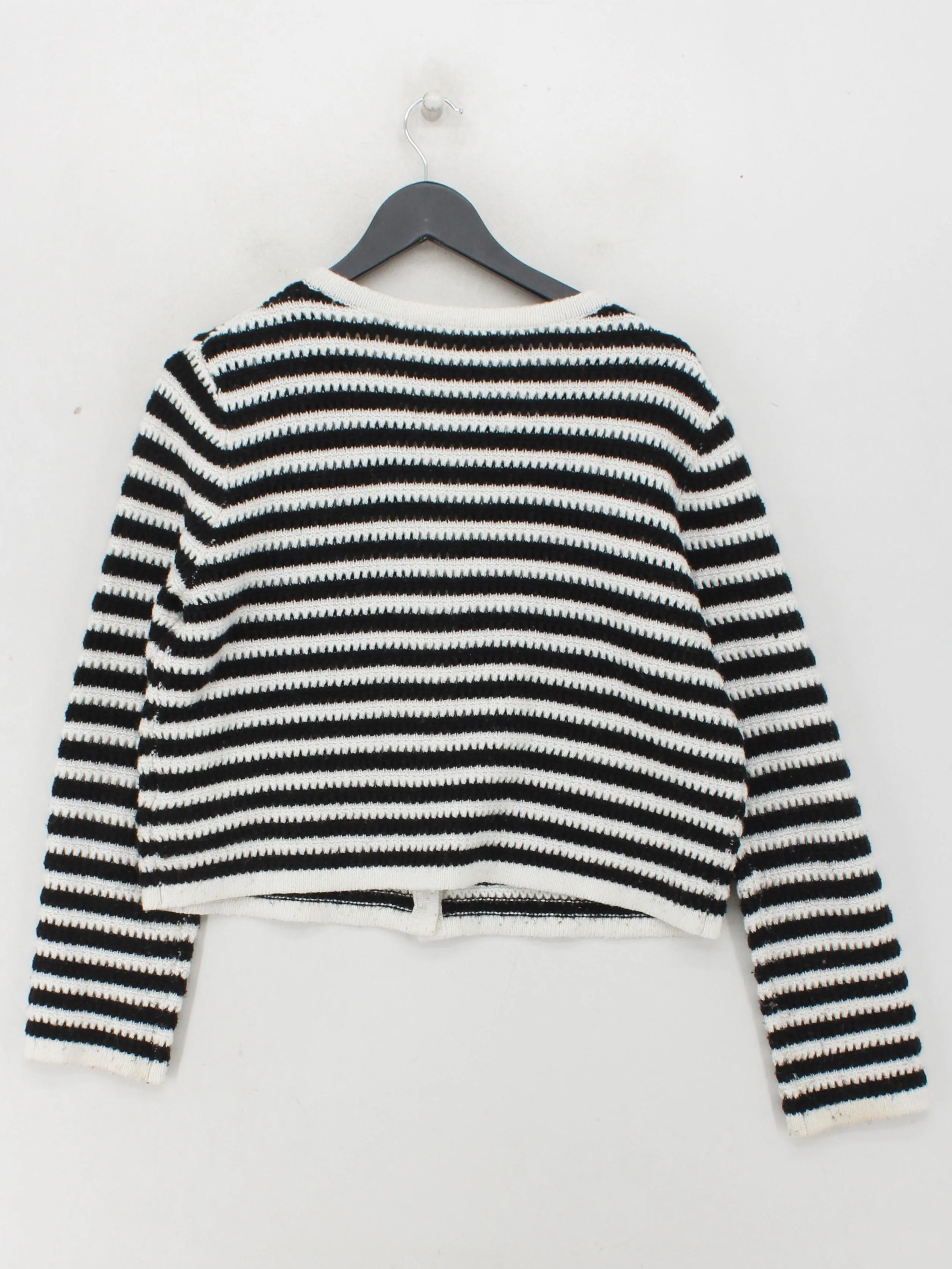 Oliver Bonas Women's Cardigan UK 12 Black Polyester - Image 2