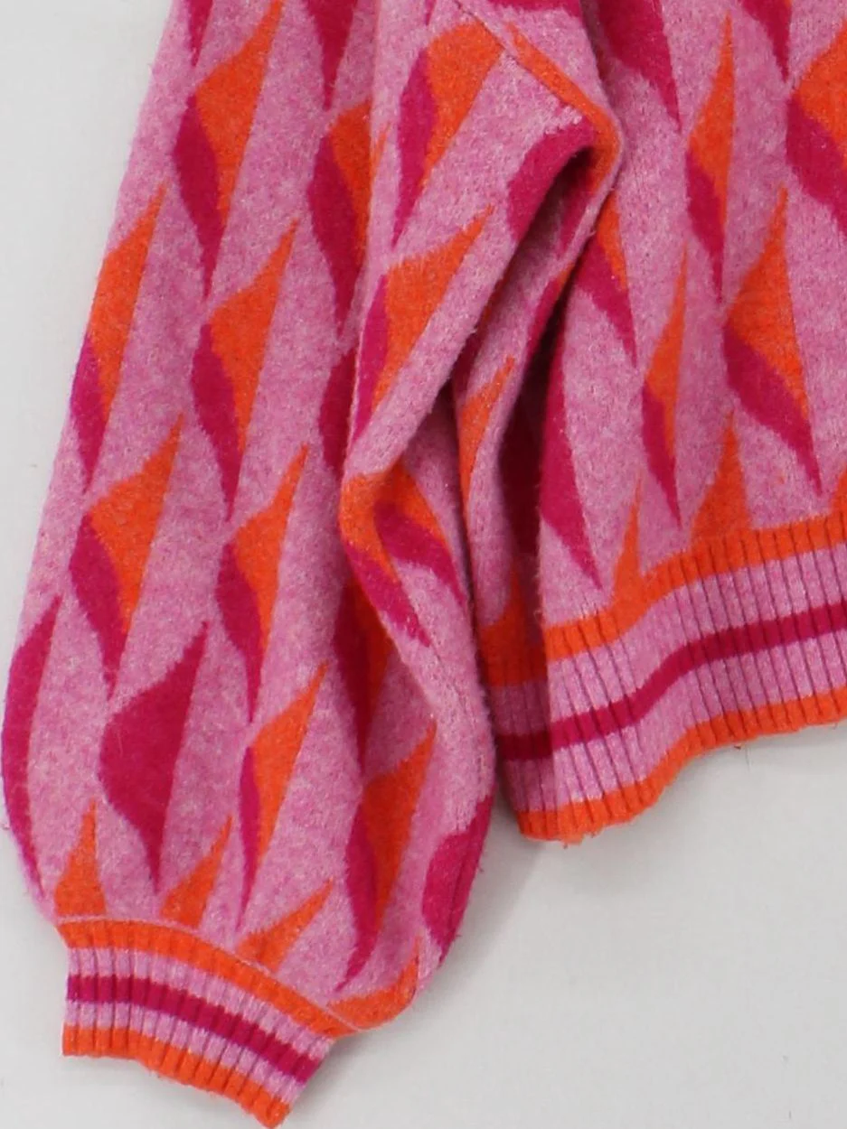 Oliver Bonas Women's Cardigan UK 14 Multi Nylon with Acrylic, Elastane Cardigan - Image 4