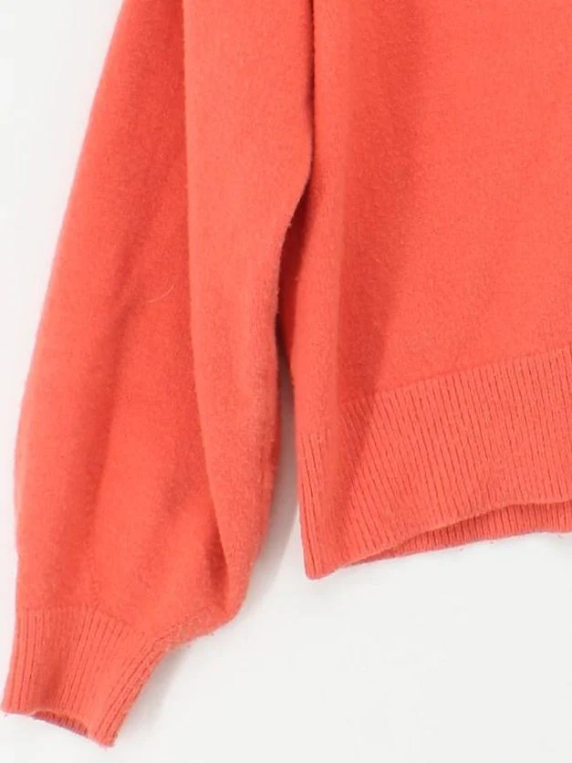 Oliver Bonas Women's Cardigan UK 8 Orange Acrylic with Polyester, Nylon Cardigan - Image 4