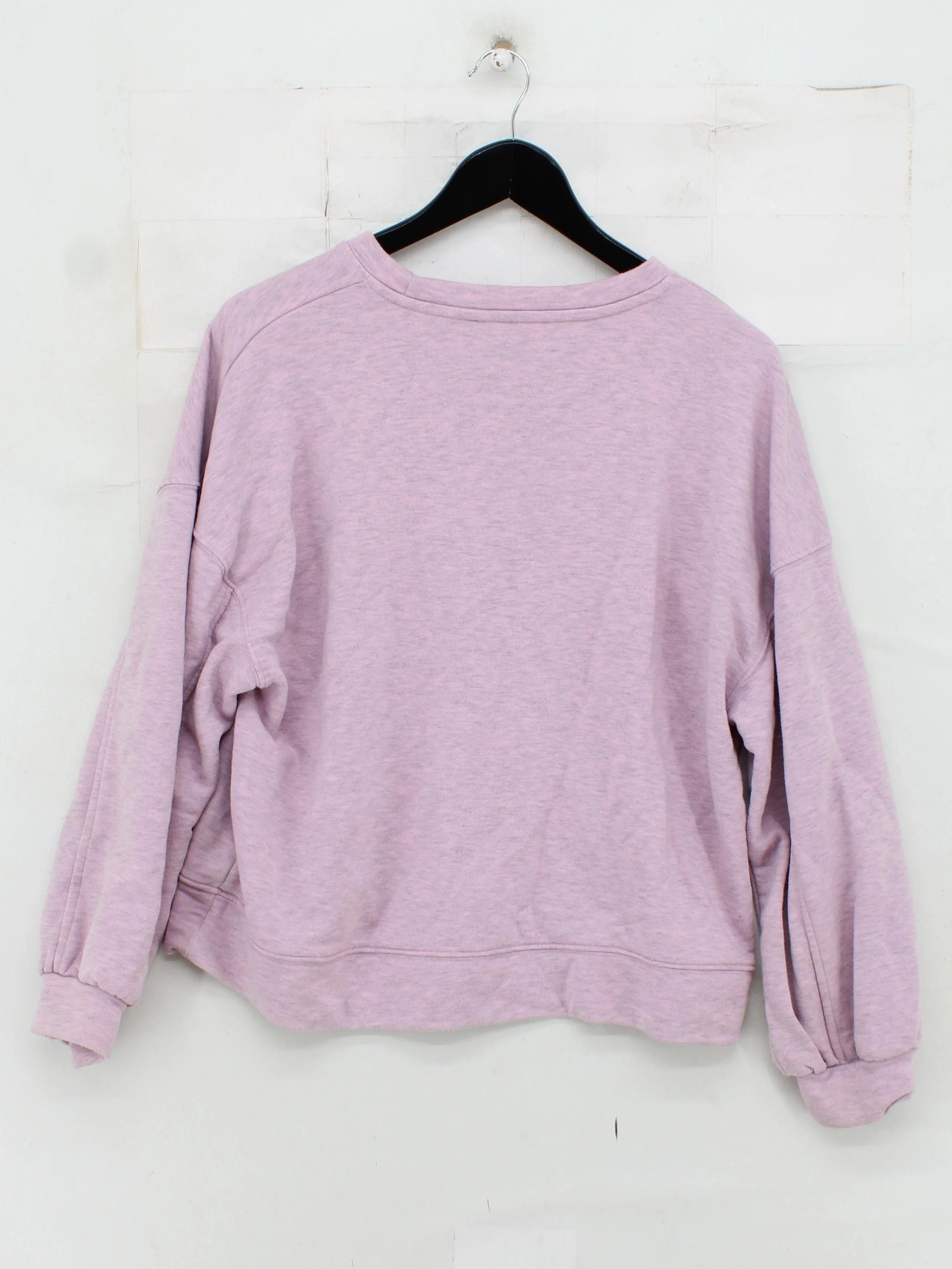 Oliver Bonas Women's Hoodie UK 12 Pink Cotton with Polyester Pullover - Image 2