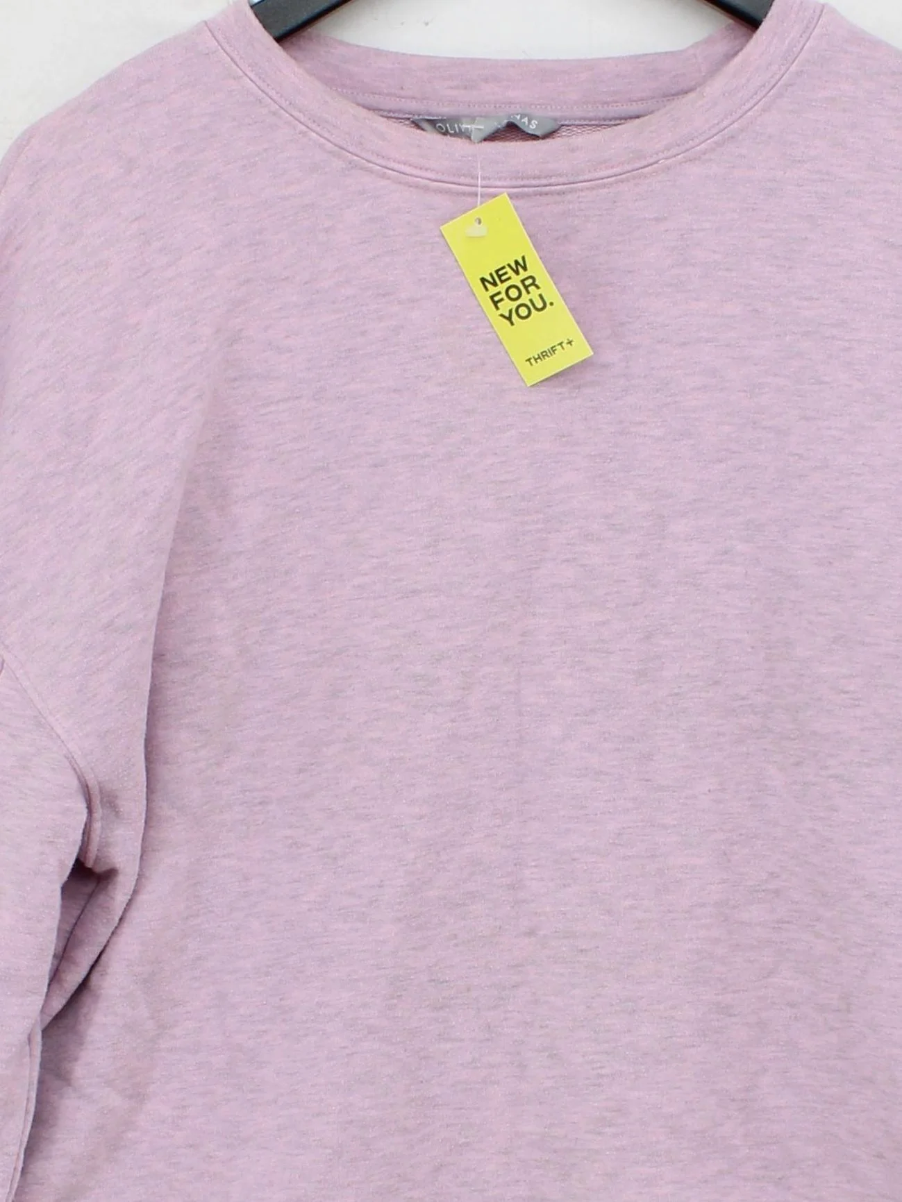 Oliver Bonas Women's Hoodie UK 12 Pink Cotton with Polyester Pullover - Image 3