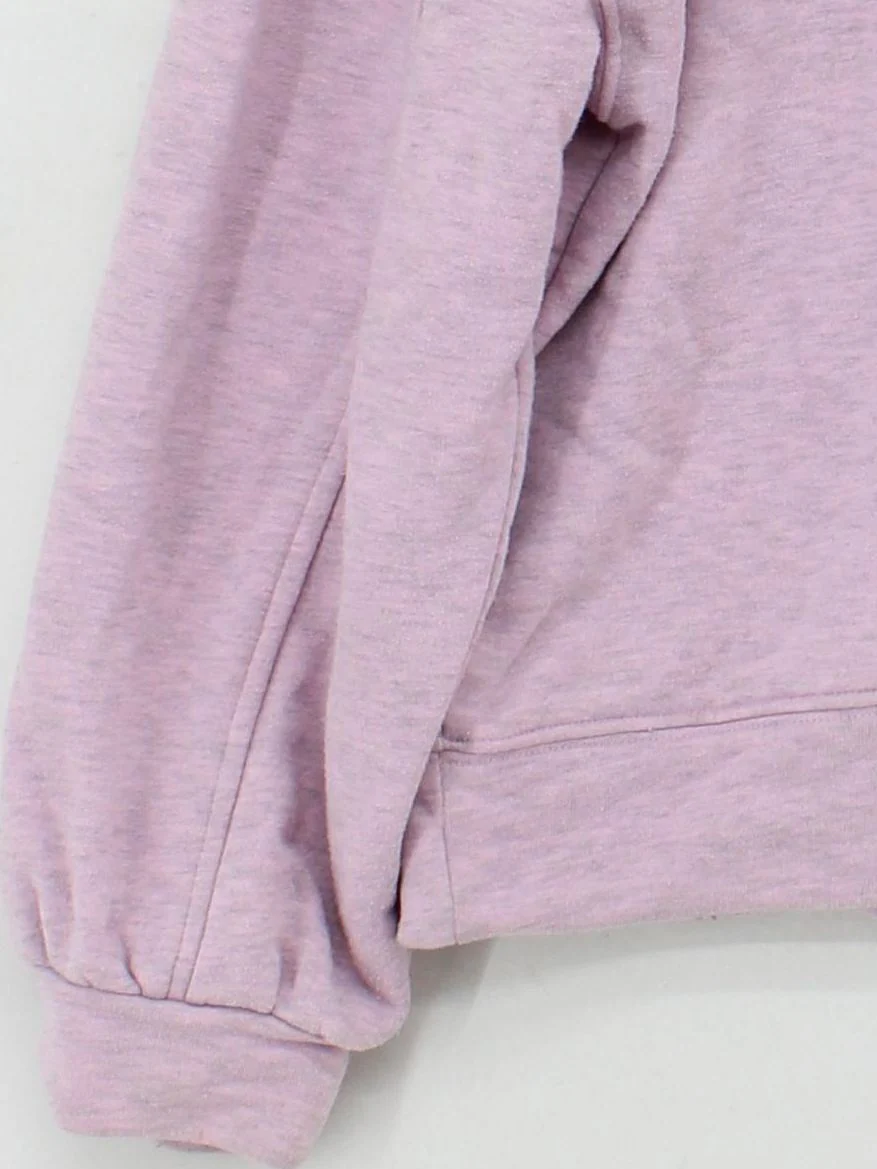 Oliver Bonas Women's Hoodie UK 12 Pink Cotton with Polyester Pullover - Image 4