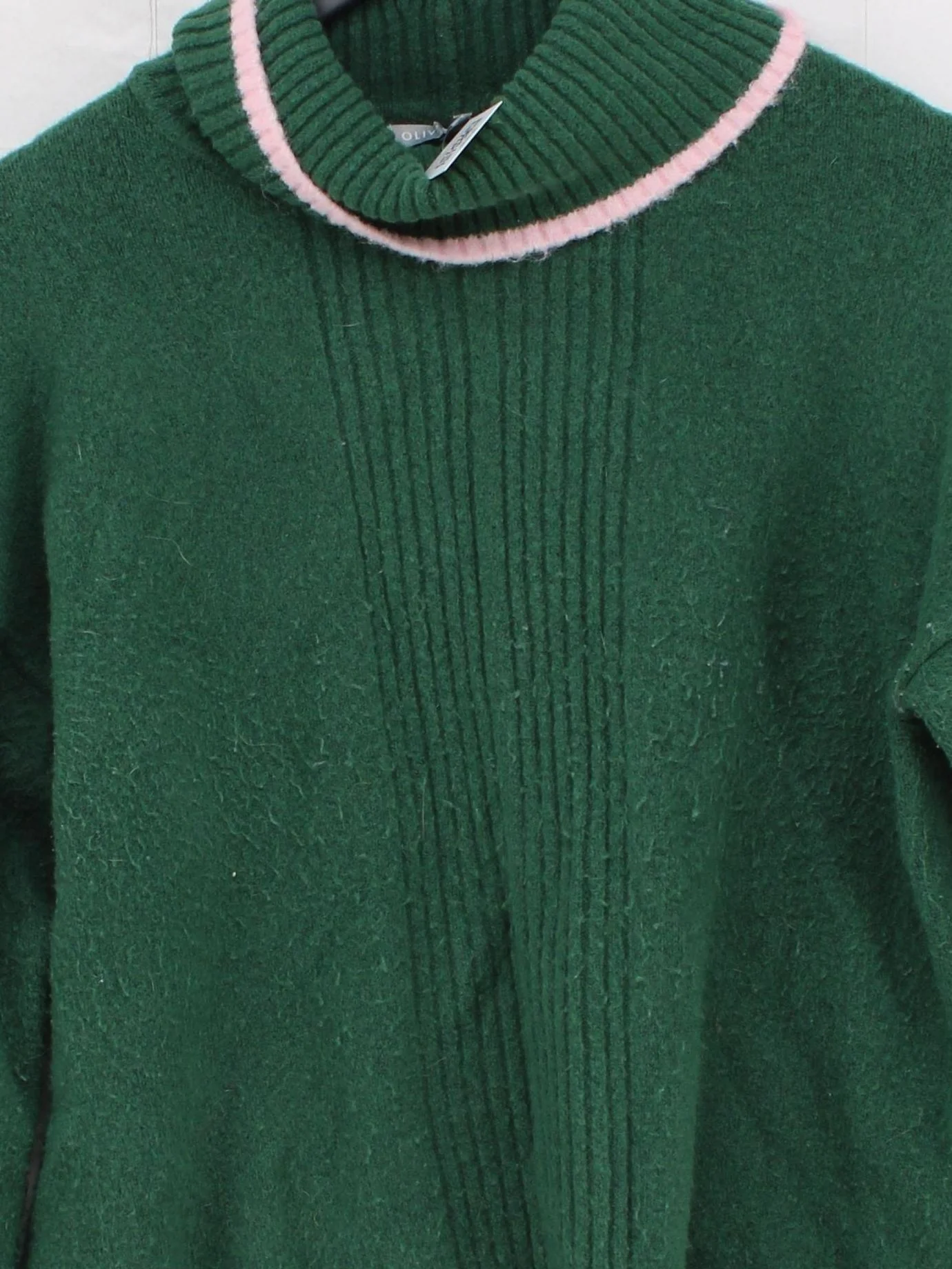 Oliver Bonas Women's Jumper UK 10 Green Polyester - Image 3