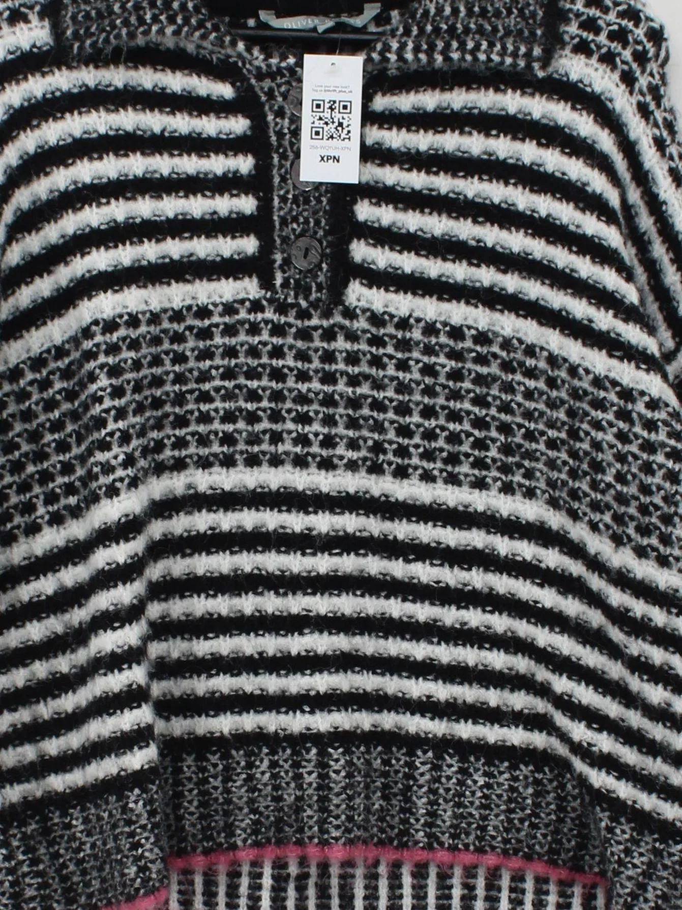 Oliver Bonas Women's Jumper UK 12 Multi Polyester - Image 3