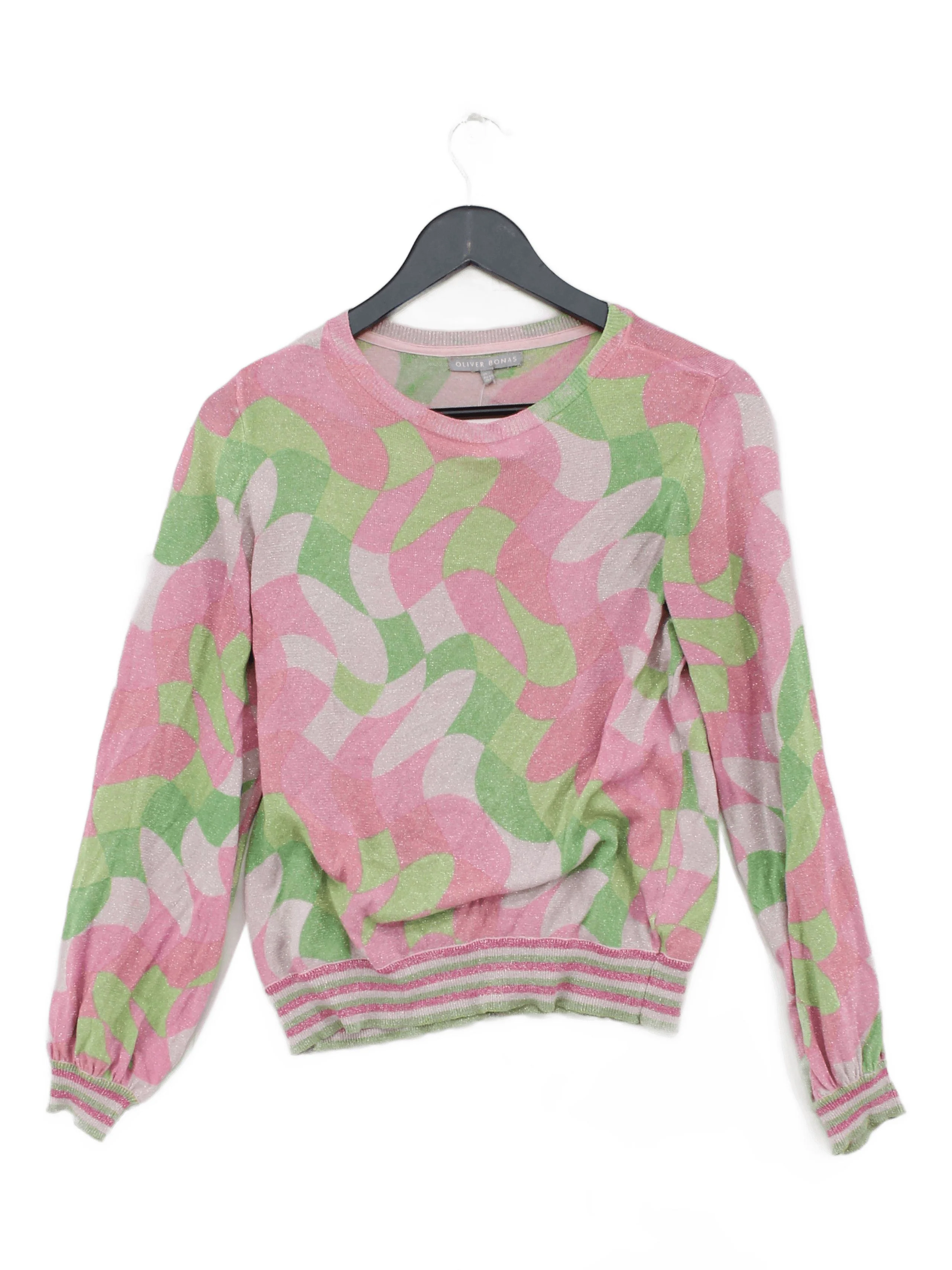 Oliver Bonas Women's Jumper UK 12 Multi Viscose with Polyester Pullover