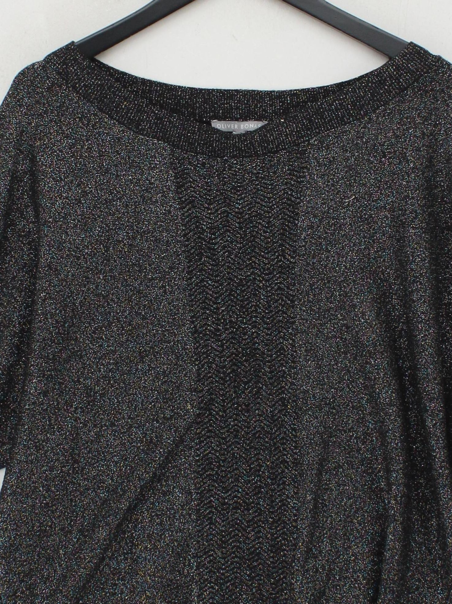 Oliver Bonas Women's Jumper UK 14 Black Viscose - Image 3