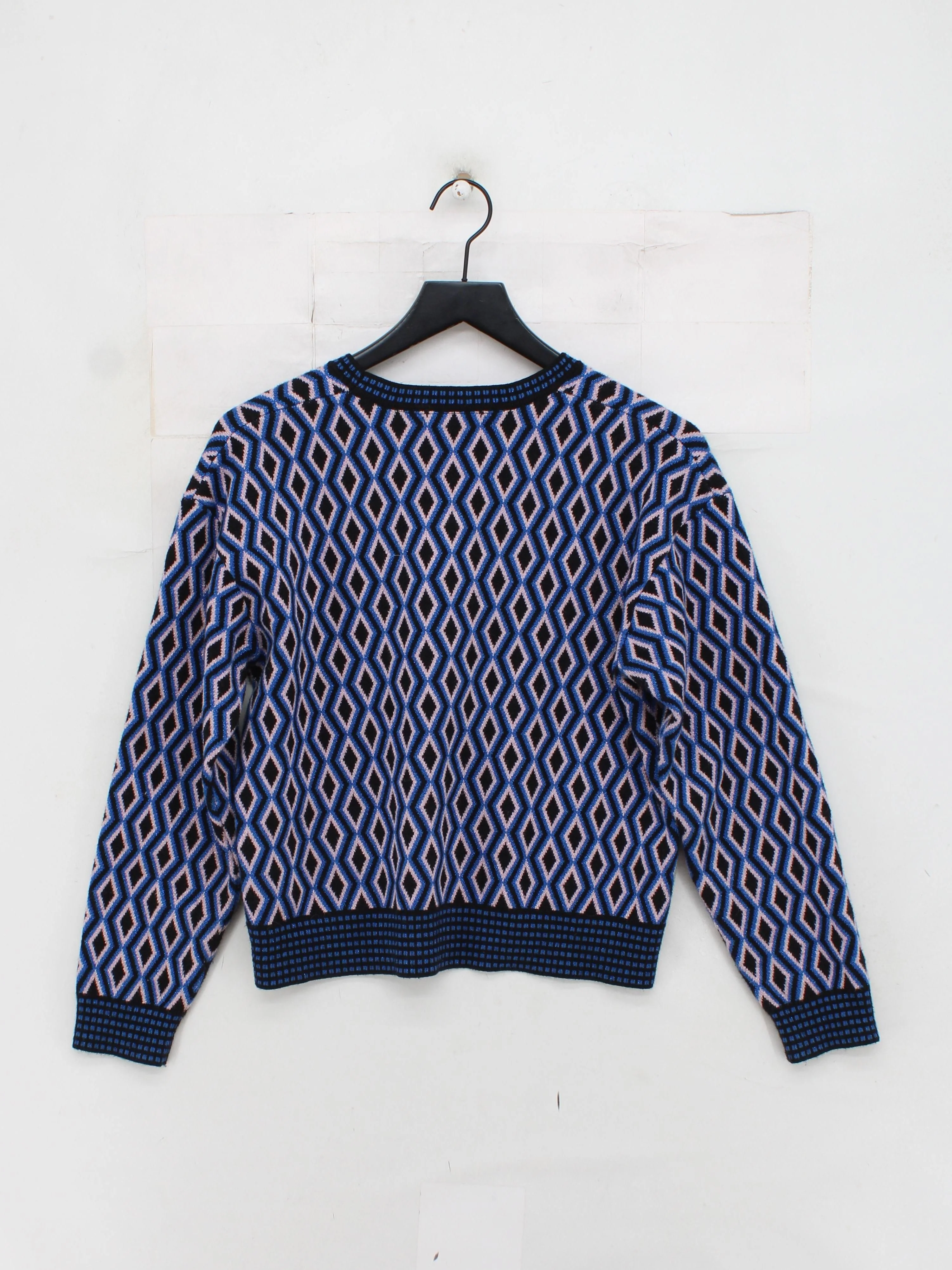 Oliver Bonas Women's Jumper UK 14 Blue Viscose - Image 2