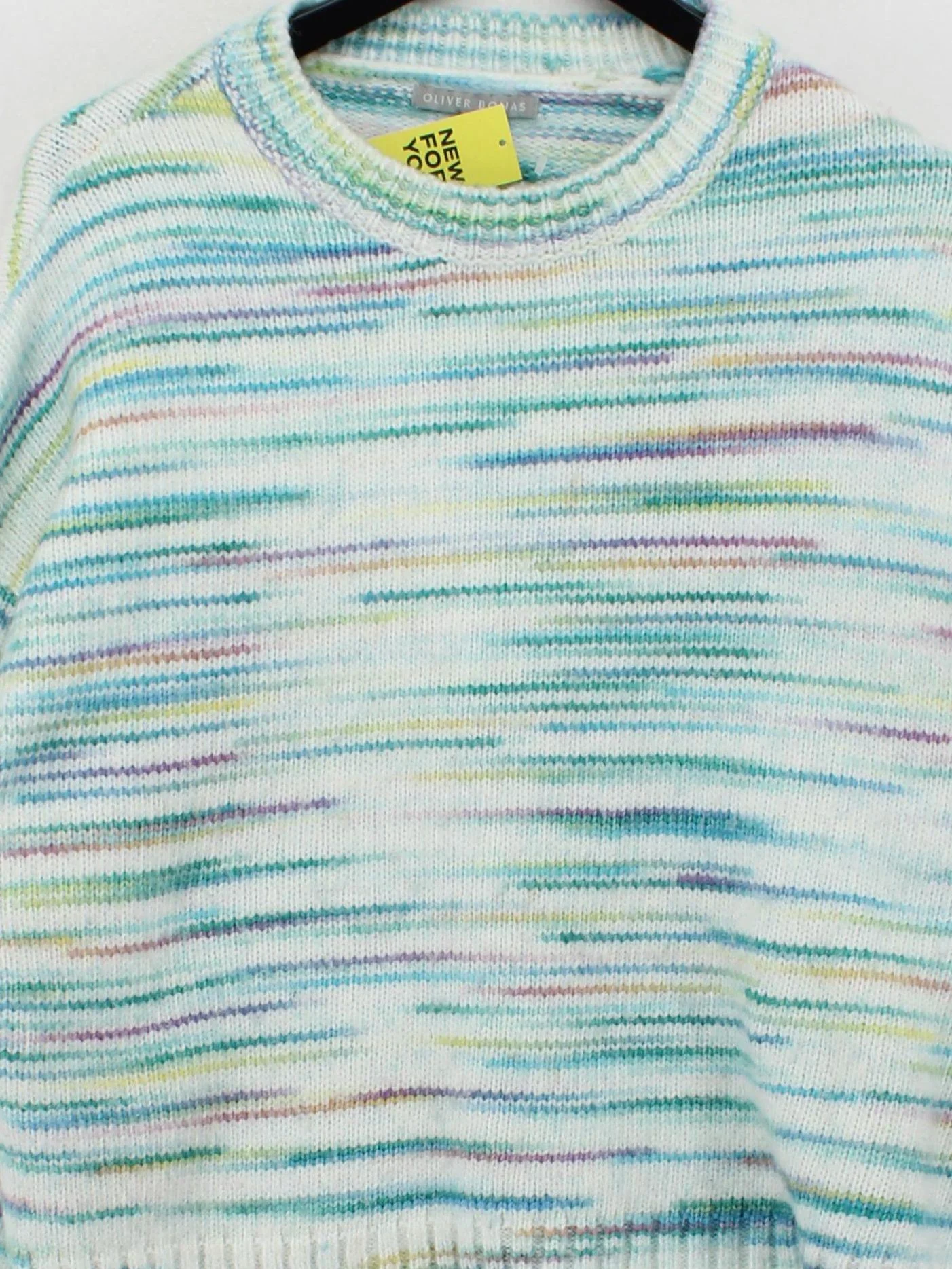 Oliver Bonas Women's Jumper UK 14 White Acrylic - Image 3