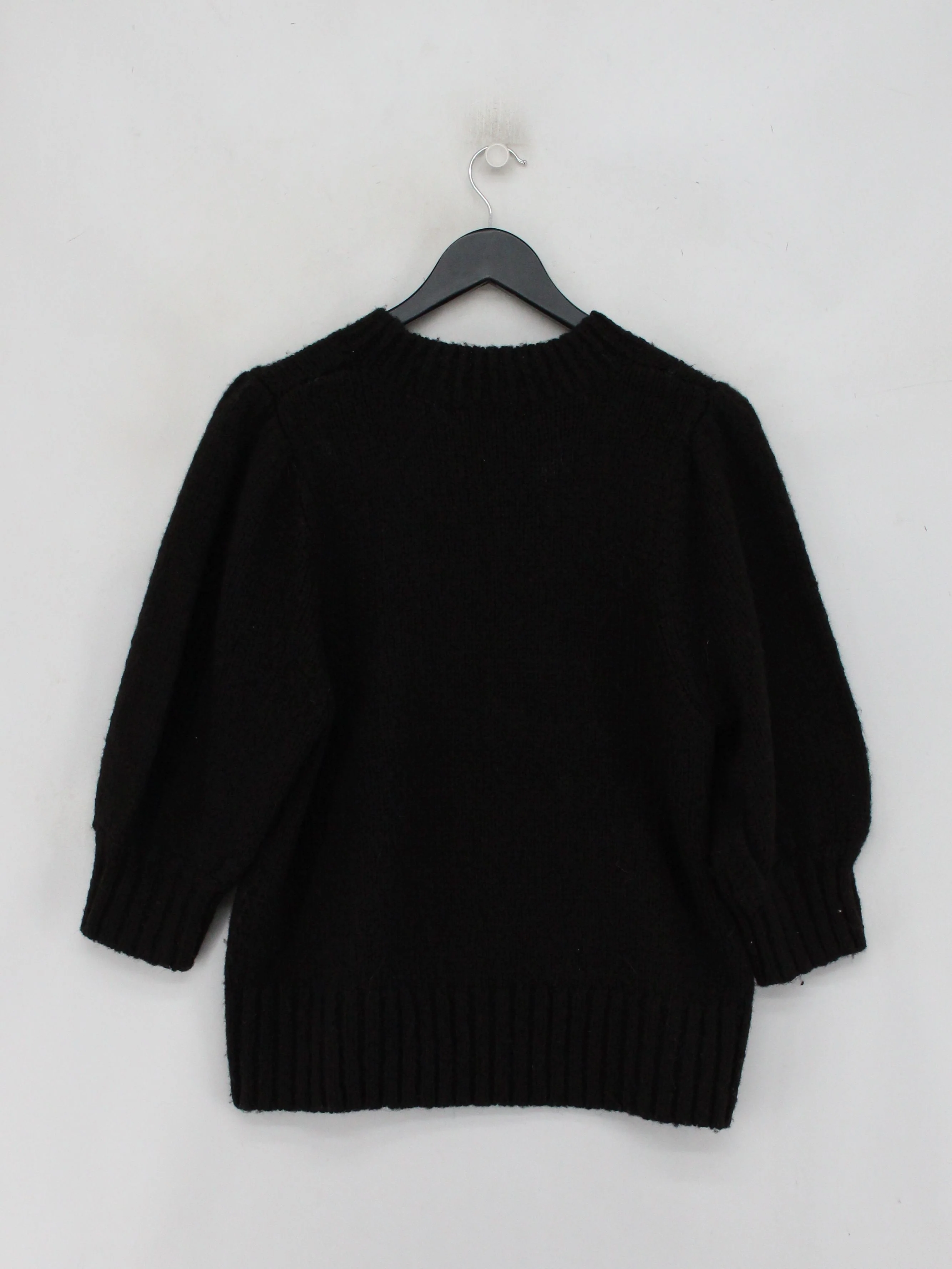 Oliver Bonas Women's Jumper UK 16 Black Acrylic with Polyamide, Wool Pullover - Image 2