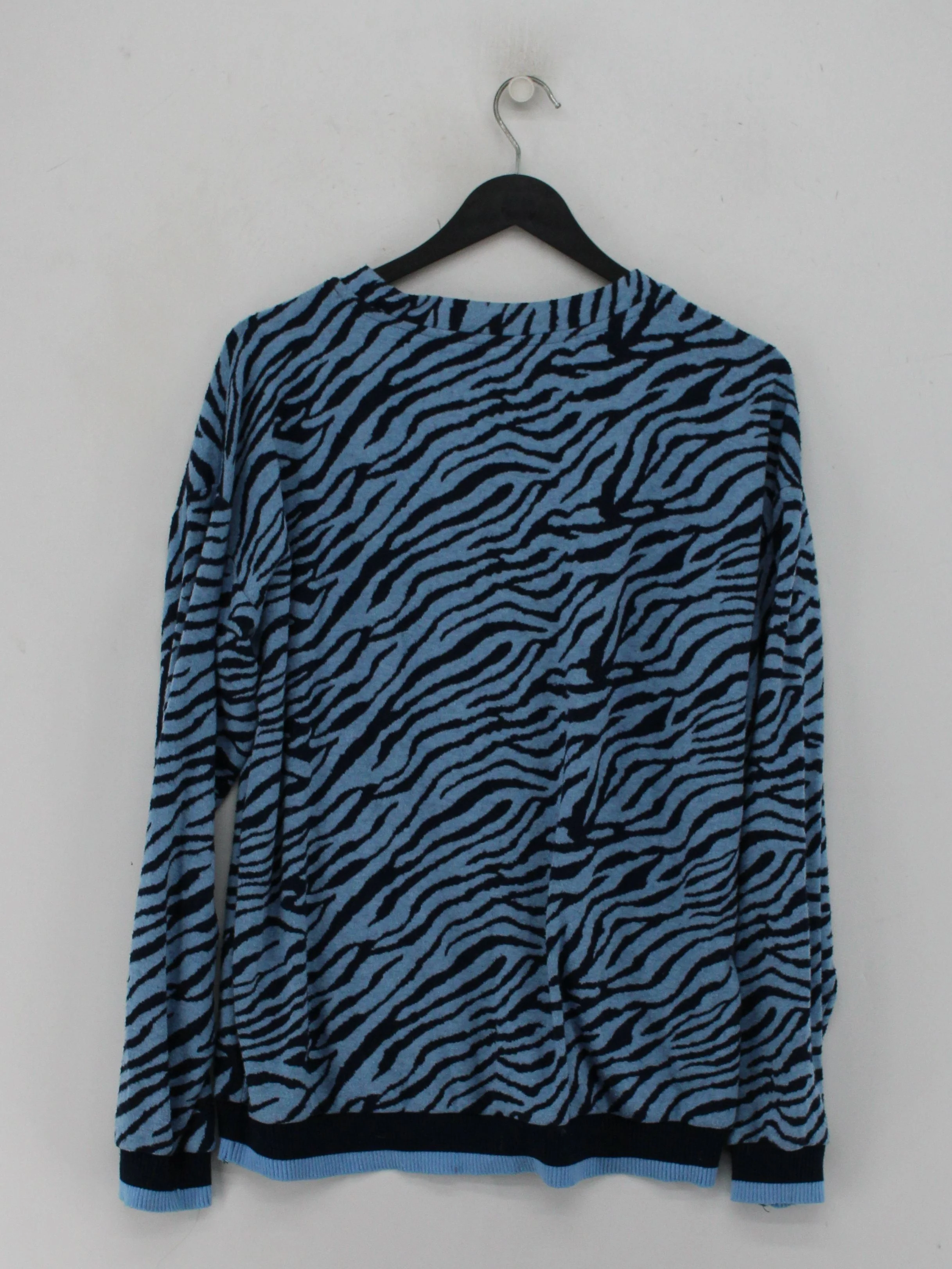 Oliver Bonas Women's Jumper UK 18 Blue Polyester with Viscose, Elastane Pullover - Image 2