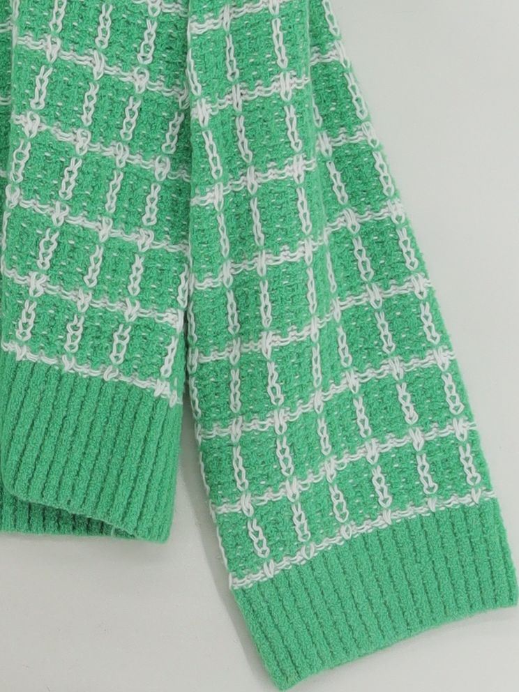 Oliver Bonas Women's Jumper UK 6 Green Acrylic - Image 4
