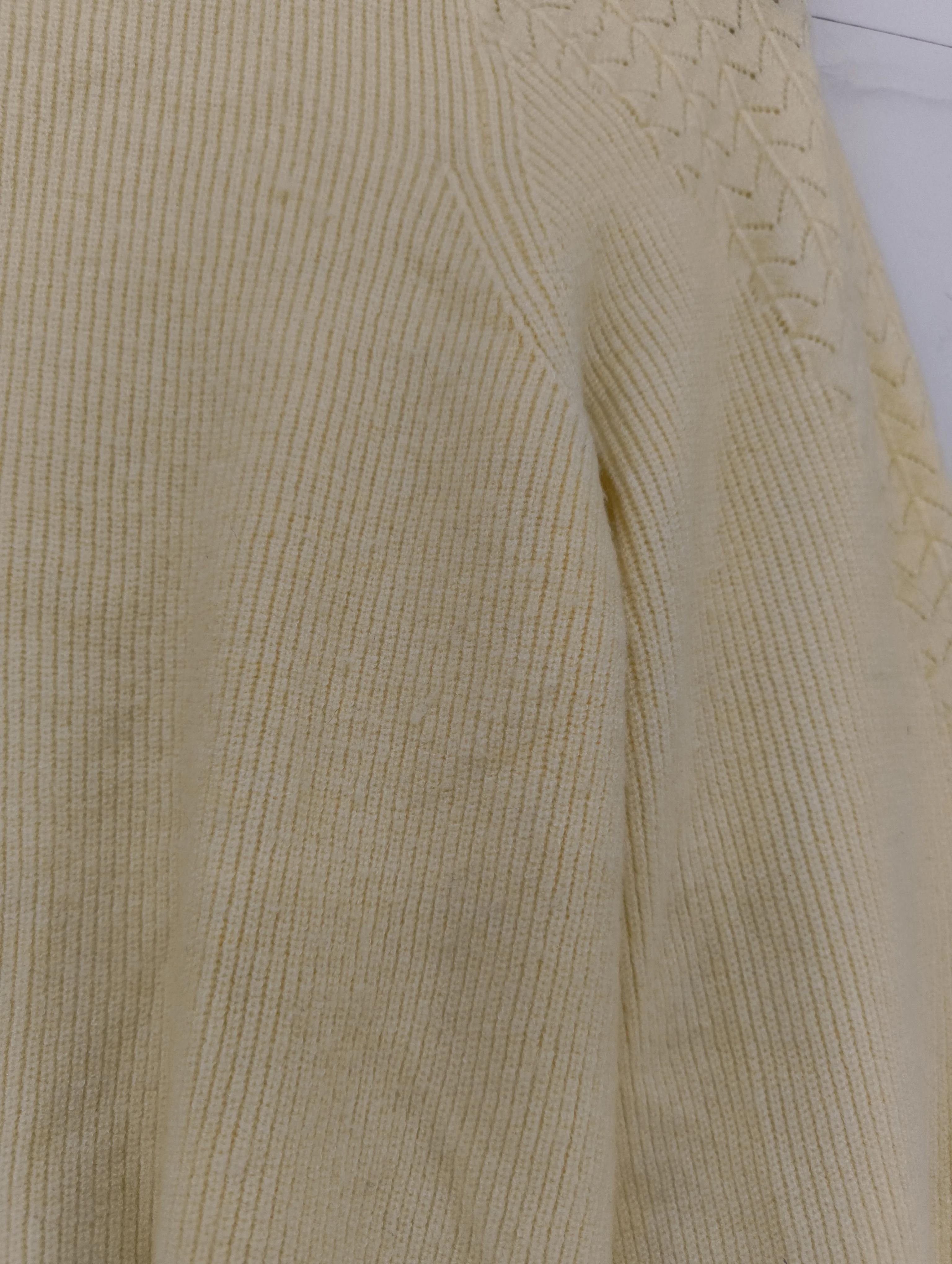 Oliver Bonas Women's Jumper UK 8 Cream Polyester - Image 5