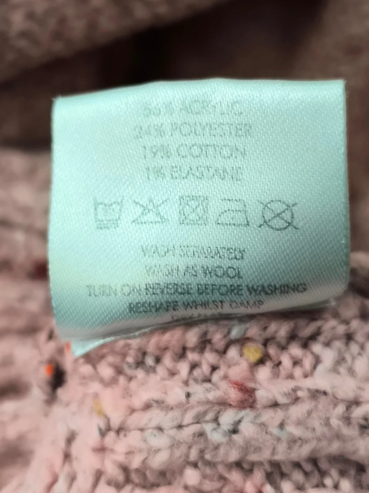 Oliver Bonas Women's Jumper UK 8 Pink Acrylic - Image 6